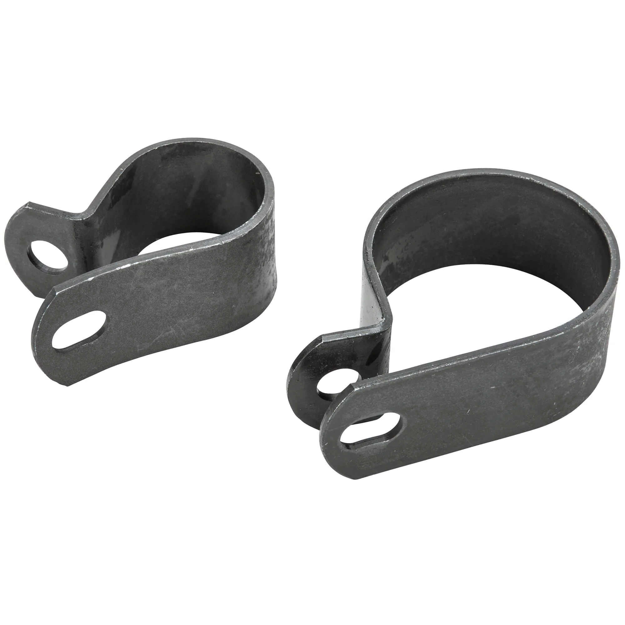 Front Pipe Exhaust Clamp 2 Piece Set 1937-1969 Harley-Davidson EL FL - Parkerized OEM #65512-37 - Image 2