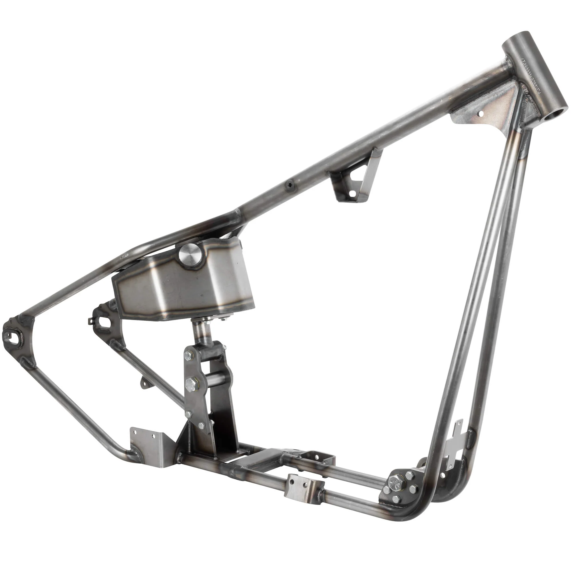 Full Rigid Chopper Frame 2004-2022 Harley-Davidson Sportsters - 3" Up - Sporty Tank Mounts - Horseshoe Oil Tank