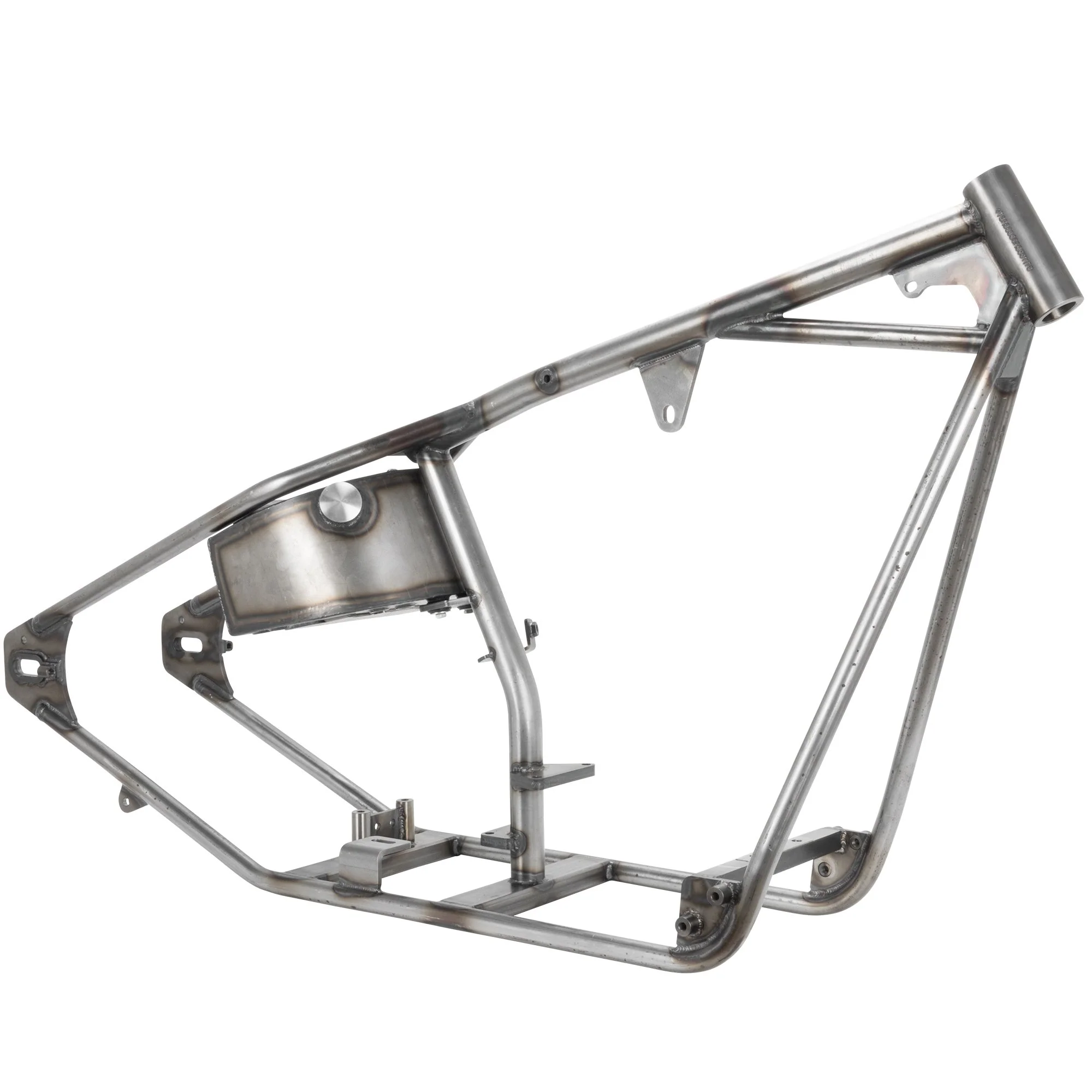 Full Rigid Frame 1936-1999 Harley-Davidson Big Twin 4 Speed - Sporty Tank Mounts - Horseshoe Oil Tank