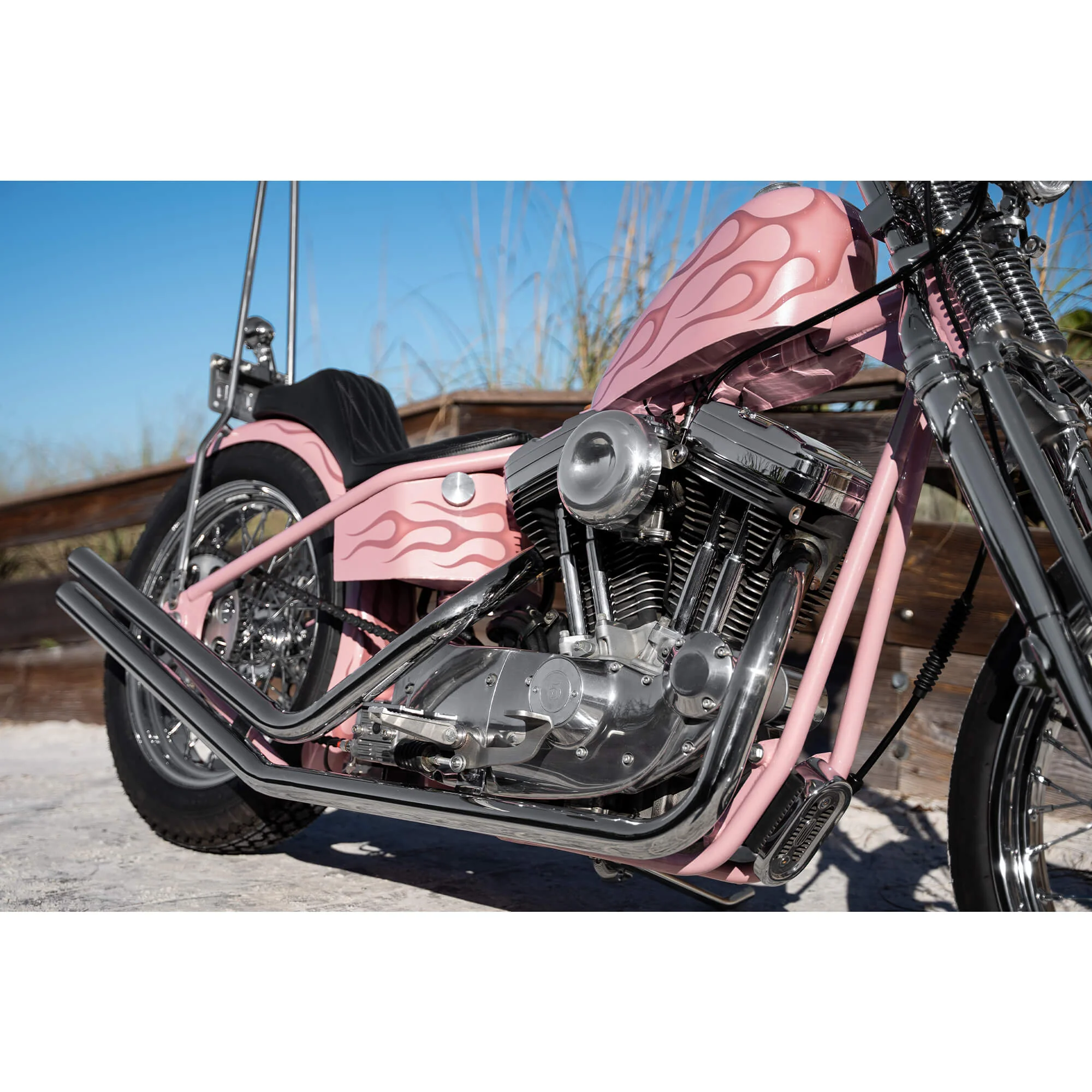 Full Rigid Frame 1986-2003 Harley-Davidson Sportsters - Frisco Tank Mounts - Horseshoe Oil Tank - Image 5
