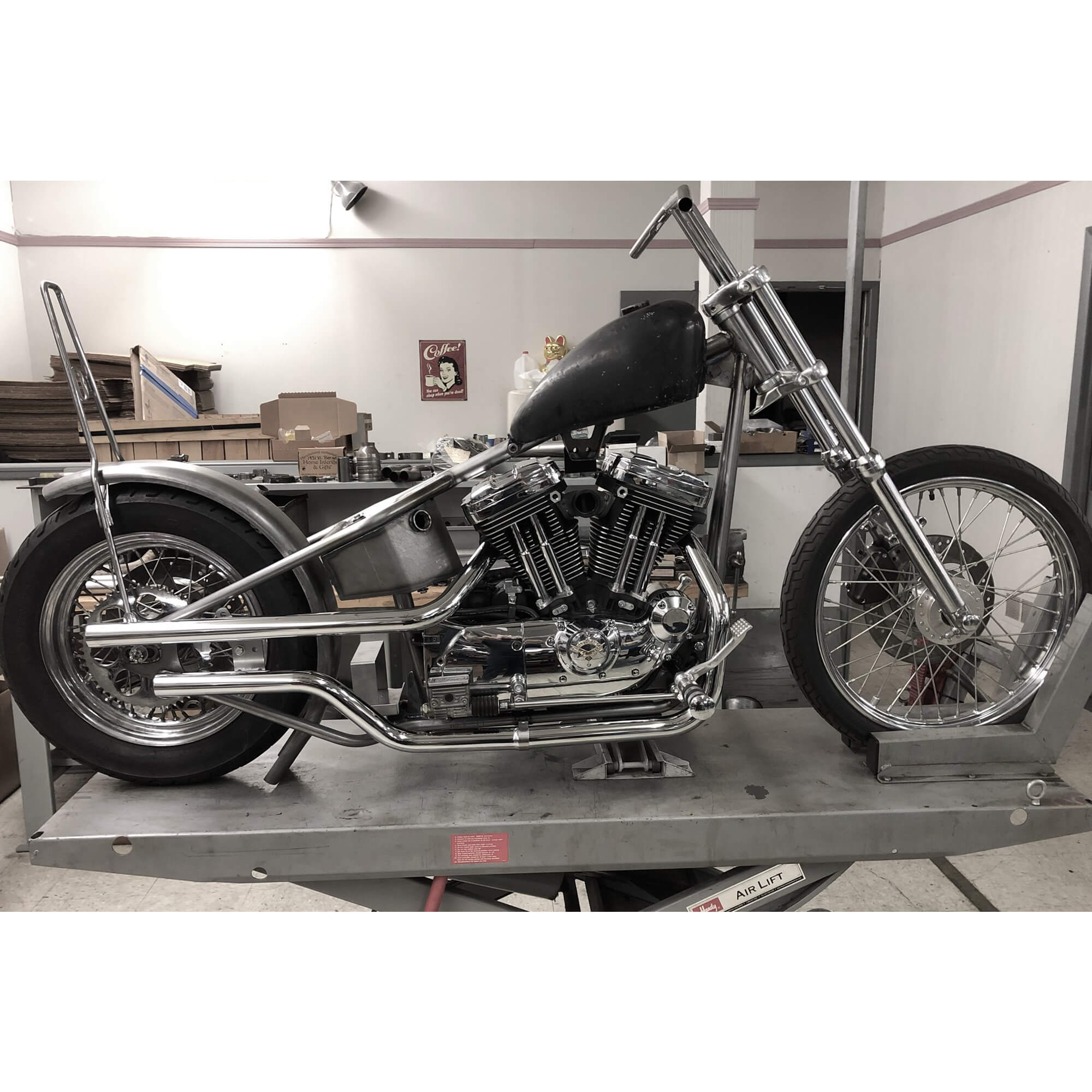 Harley Evo Upswept Shotgun Exhaust Pipe Set for 1986-2003 Sportster Rigid Applications - Image 8