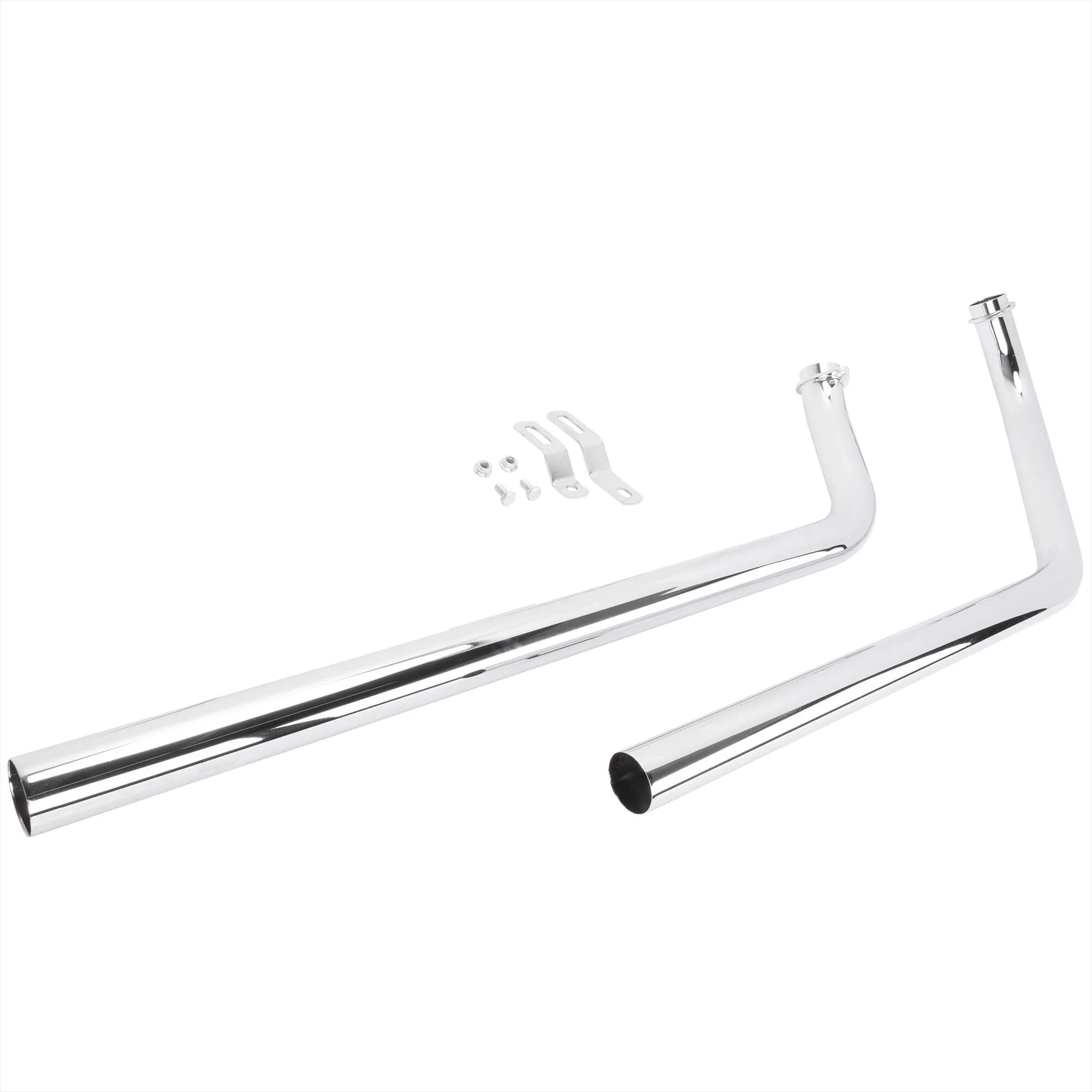 Hi Lo Shotgun Exhaust Pipe Set 1970-1984 Harley-Davidson Shovelhead - Image 2
