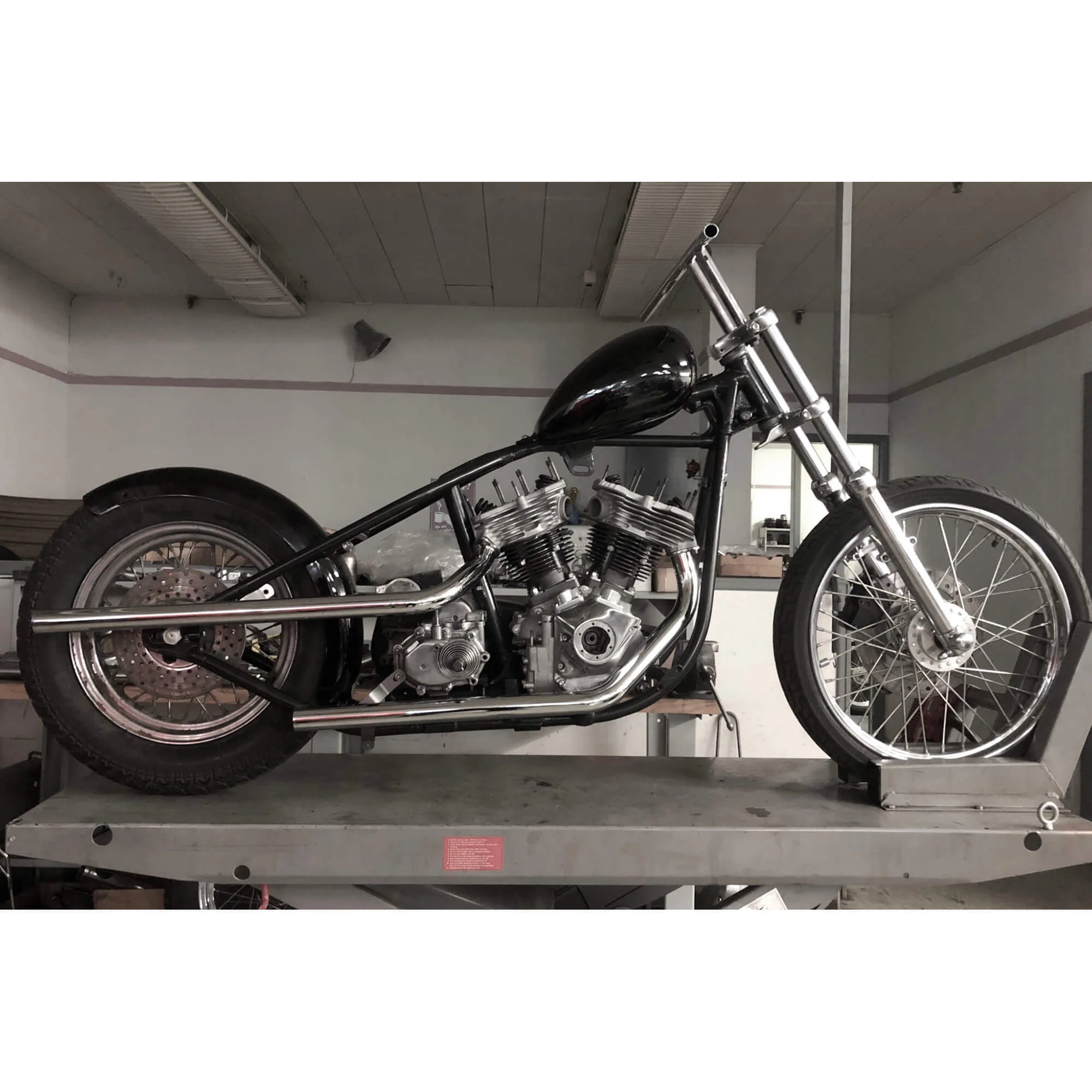 Hi Lo Shotgun Exhaust Pipe Set 1970-1984 Harley-Davidson Shovelhead - Image 9