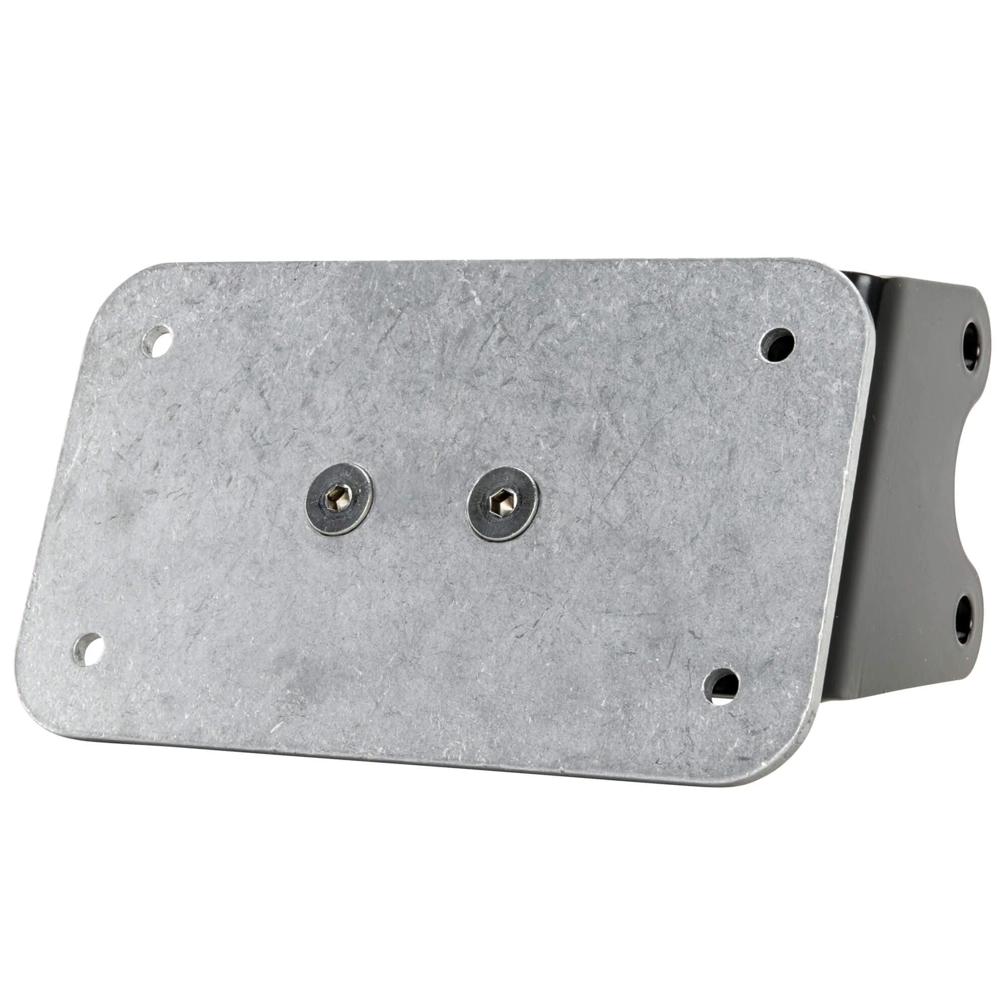 Open Belt Drive Primary License Plate Mount for Harley - Vertical or Horizontal - Image 3