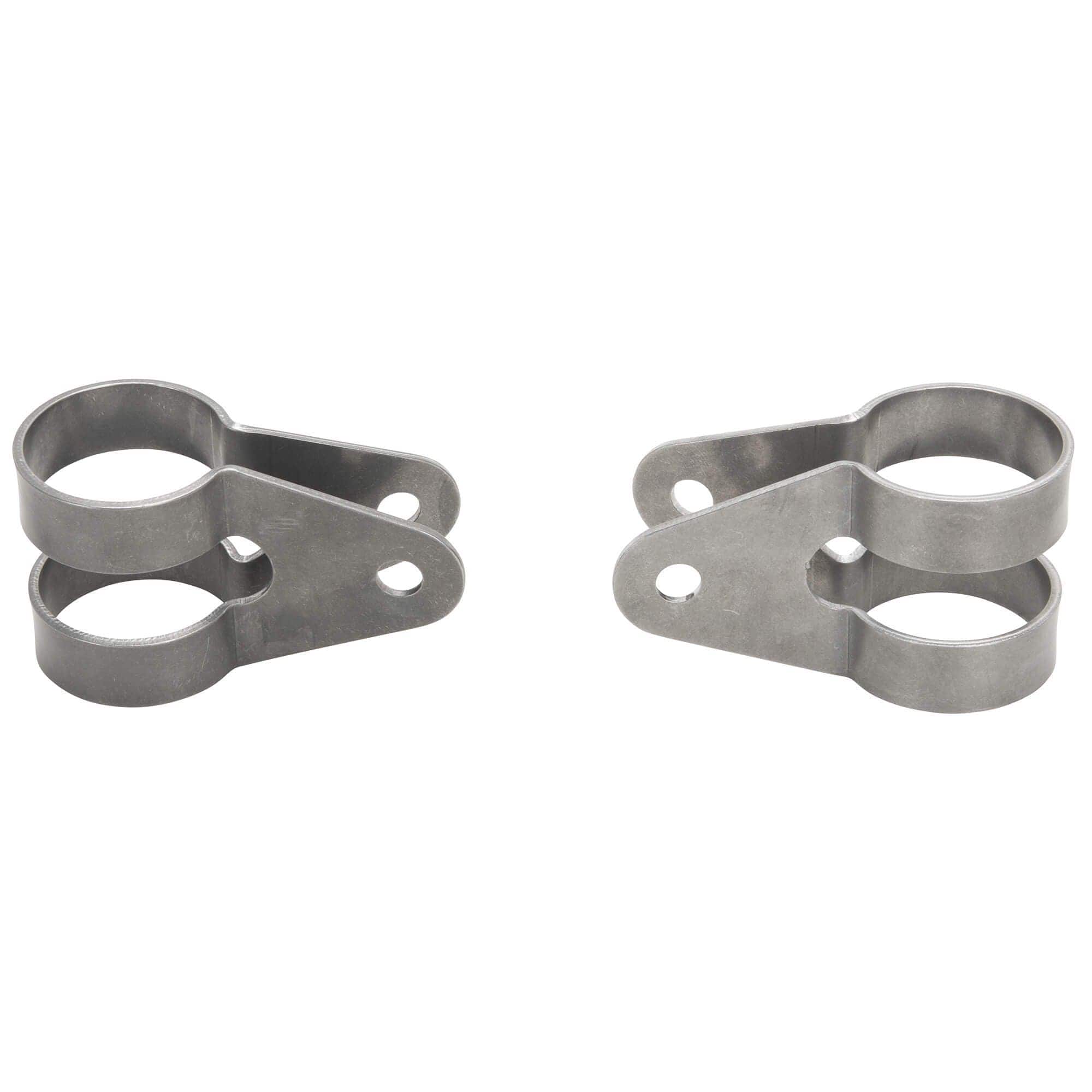 Side Mount Headlight Bracket Set for Harley 35mm Narrow Glide Front Forks - Image 2
