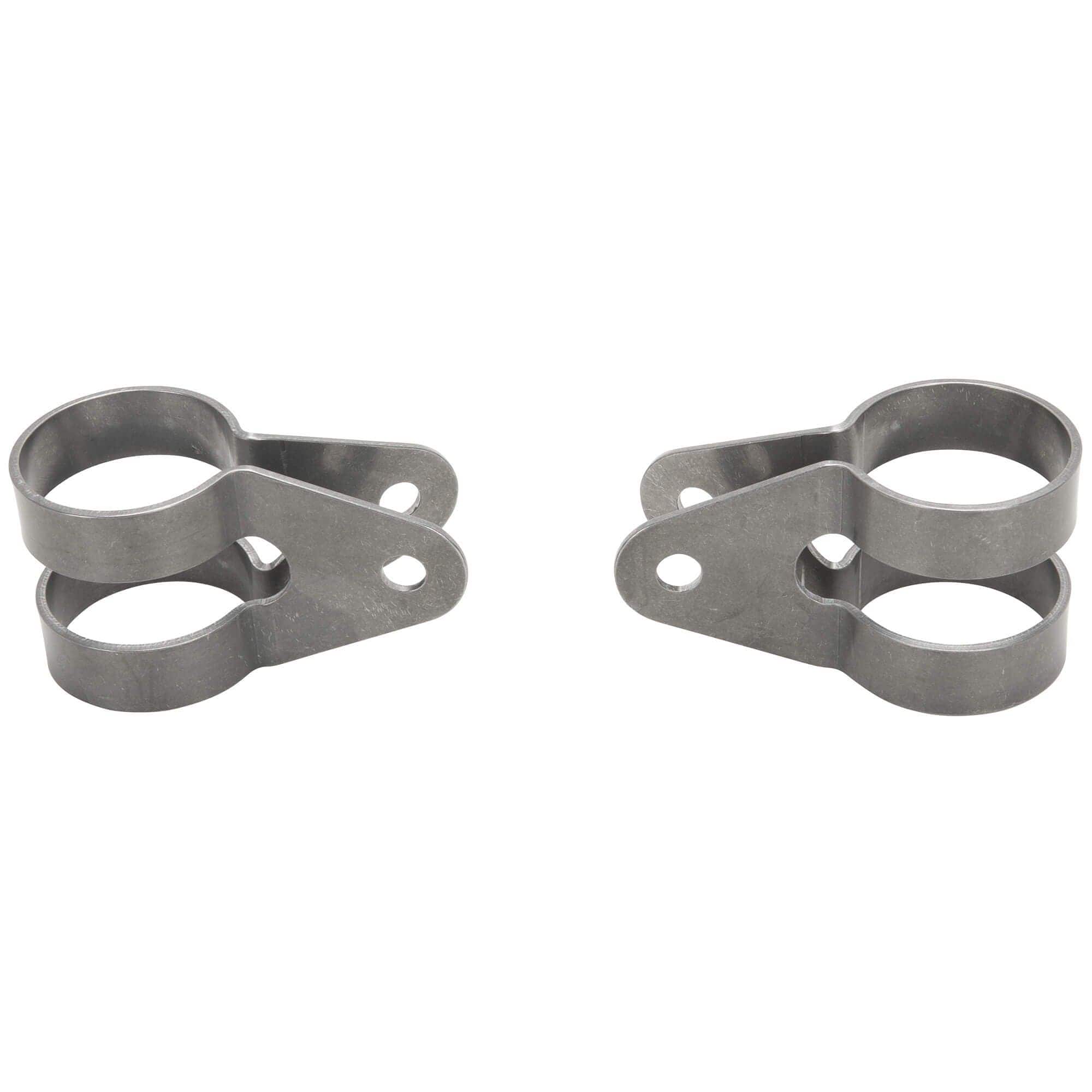 Side Mount Headlight Bracket Set for Harley 39mm Narrow Glide Front Forks - Image 2