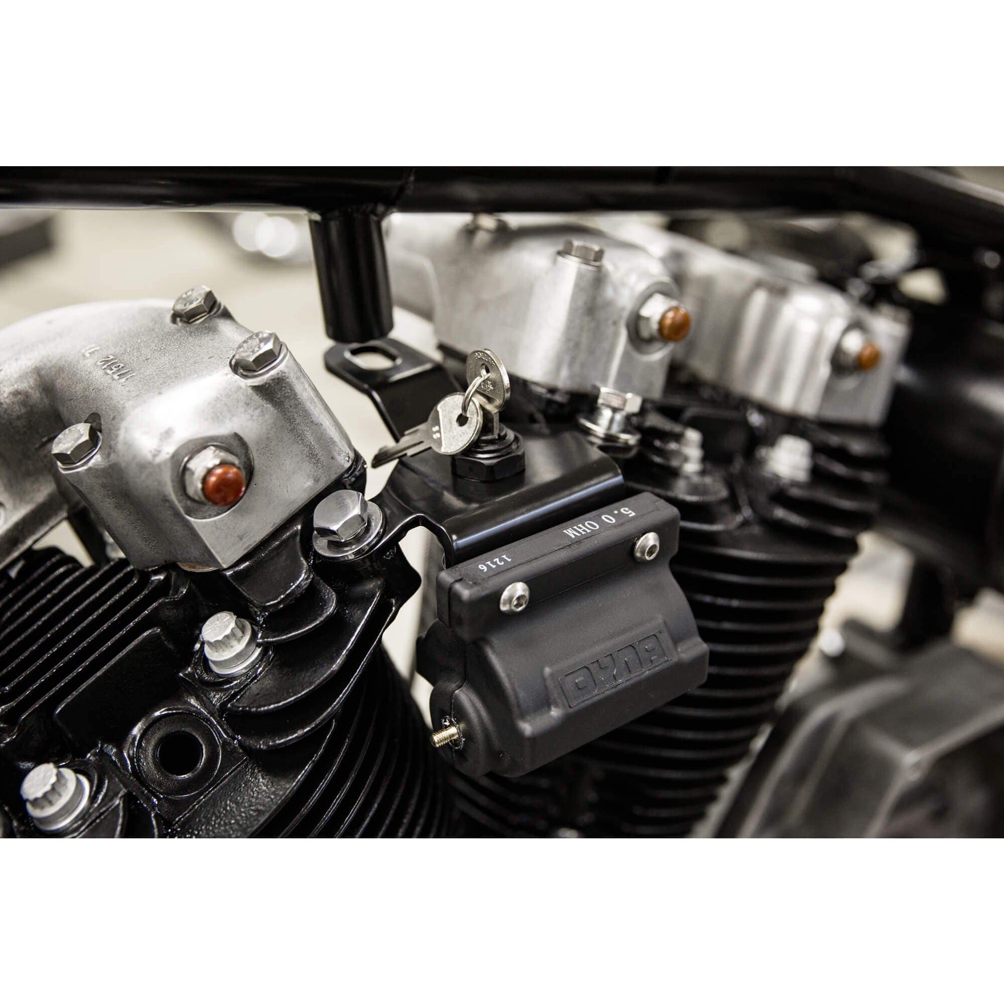 Top Motor Mount - 1957 - 1985 Ironhead Sportster XL - With Coil And Crank Key Start Mount - Image 4