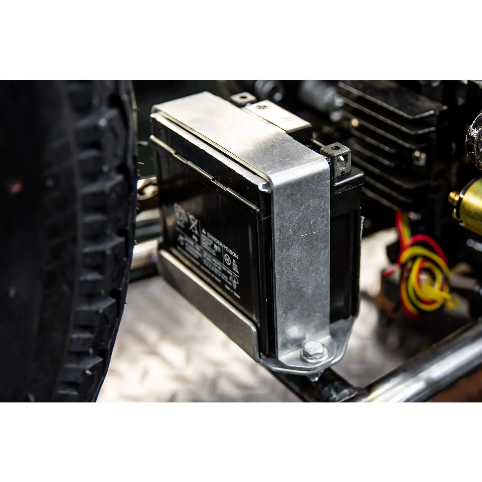 Universal Motorcycle Battery Box for RTX5L-BS - Aluminum - Image 10