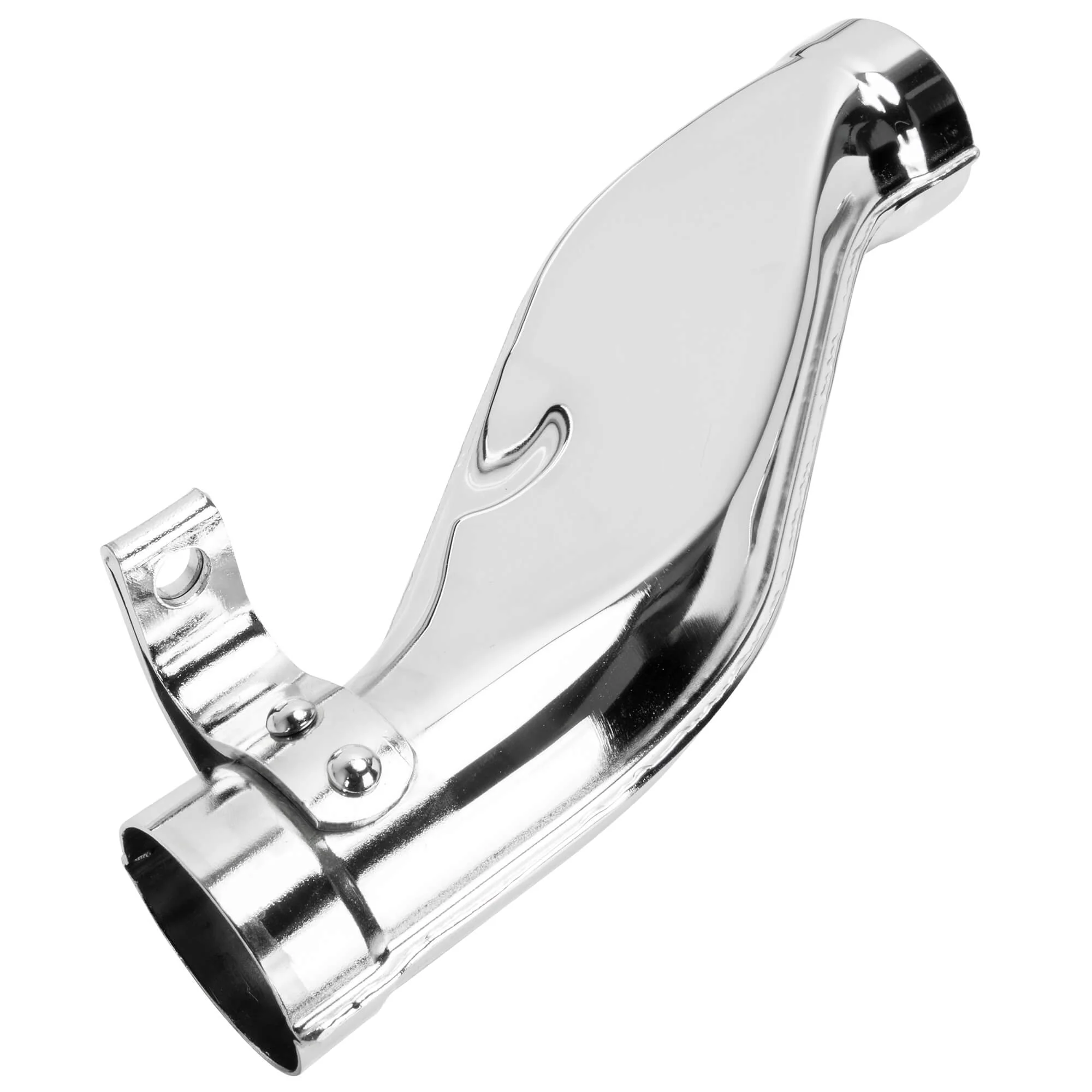 Upswept Exhaust Pipe Set for 1948-1965 Harley-Davidson Panhead Rigid Applications - Image 8