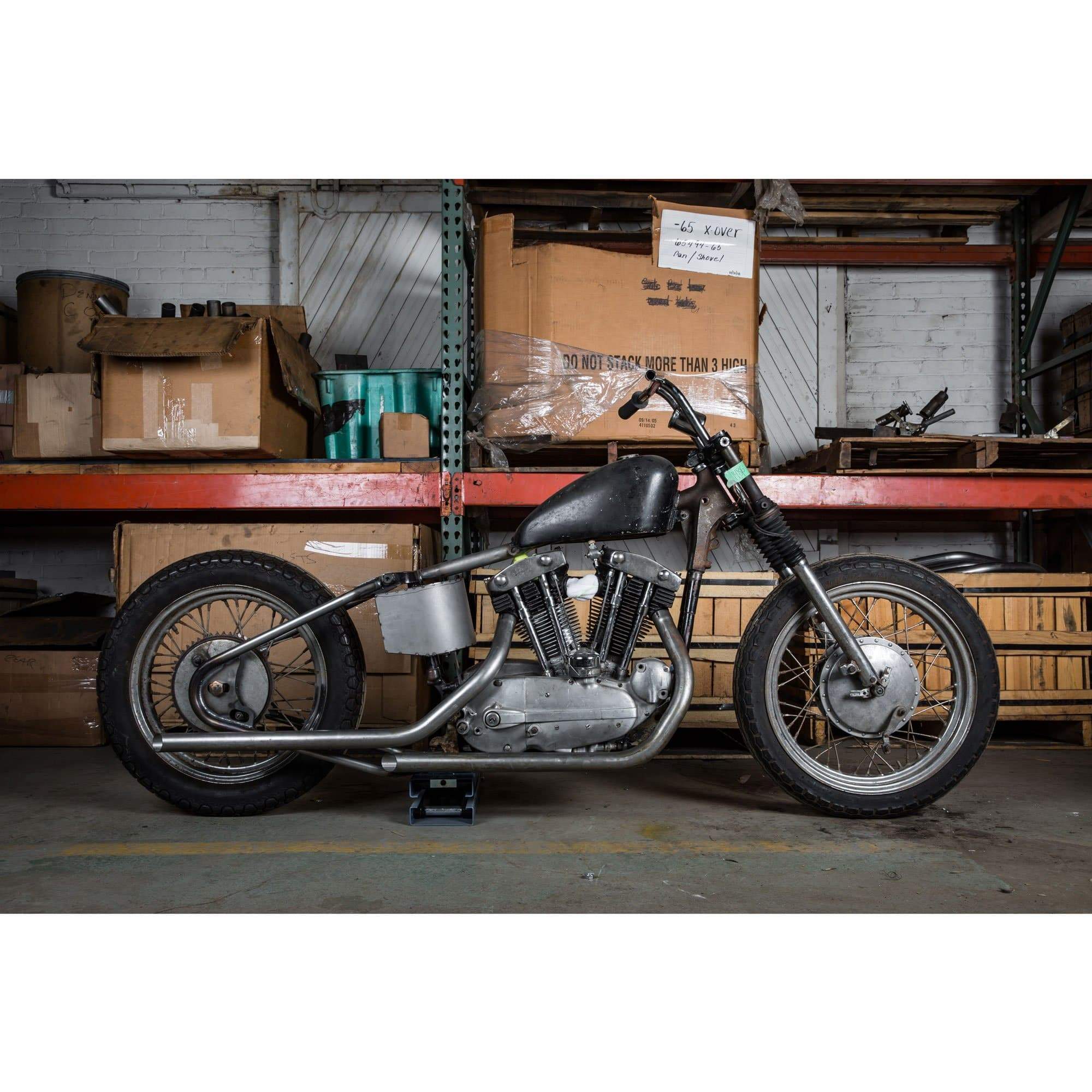 XLR Drag Pipe Set fits 1957 - 1980 (except 1979) Harley-Davidson Sportster XL XLH XLCH XLR Models - Bare Steel OEM #65487-59 - Image 10