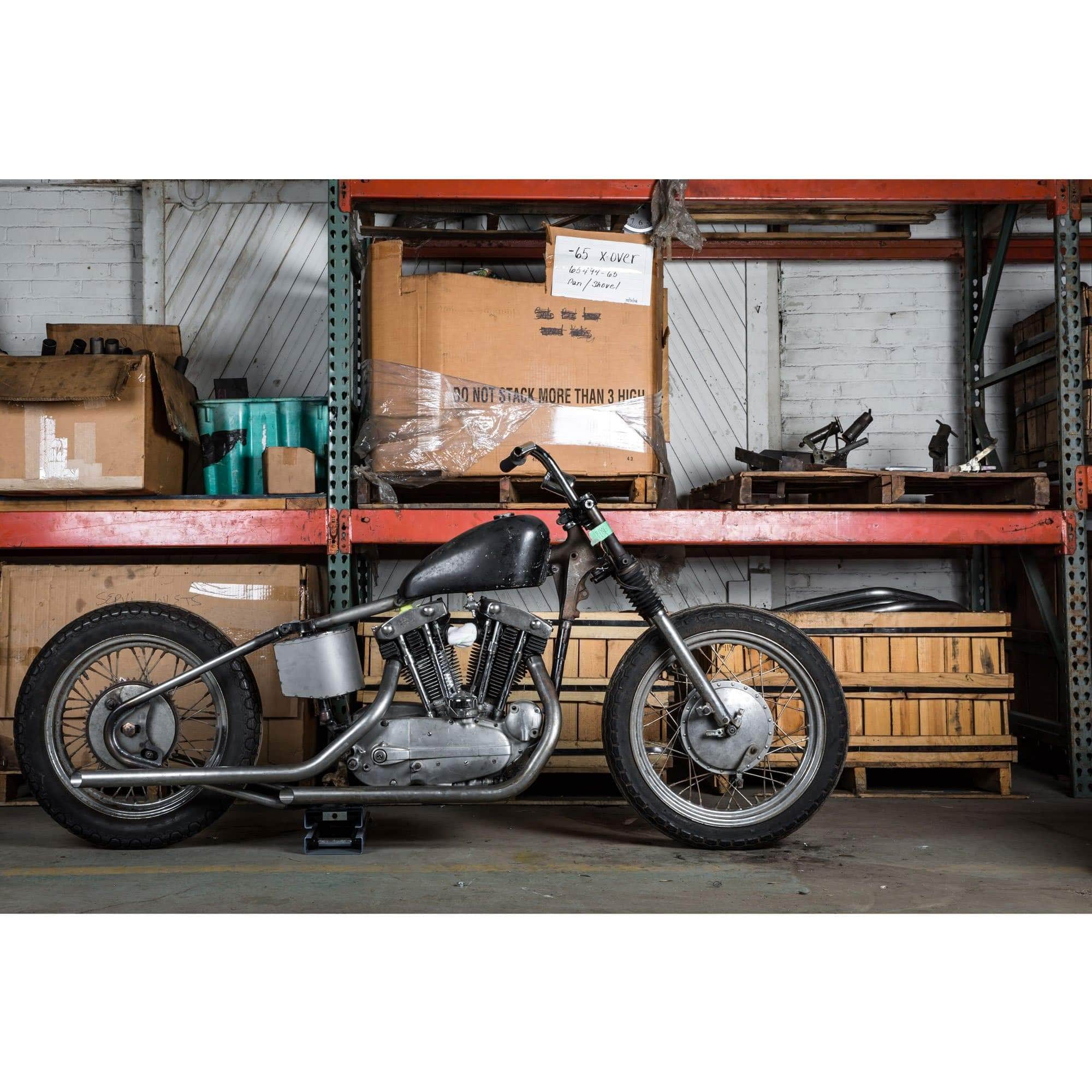 XLR Drag Pipe Set fits 1957 - 1980 (except 1979) Harley-Davidson Sportster XL XLH XLCH XLR Models - Bare Steel OEM #65487-59 - Image 7