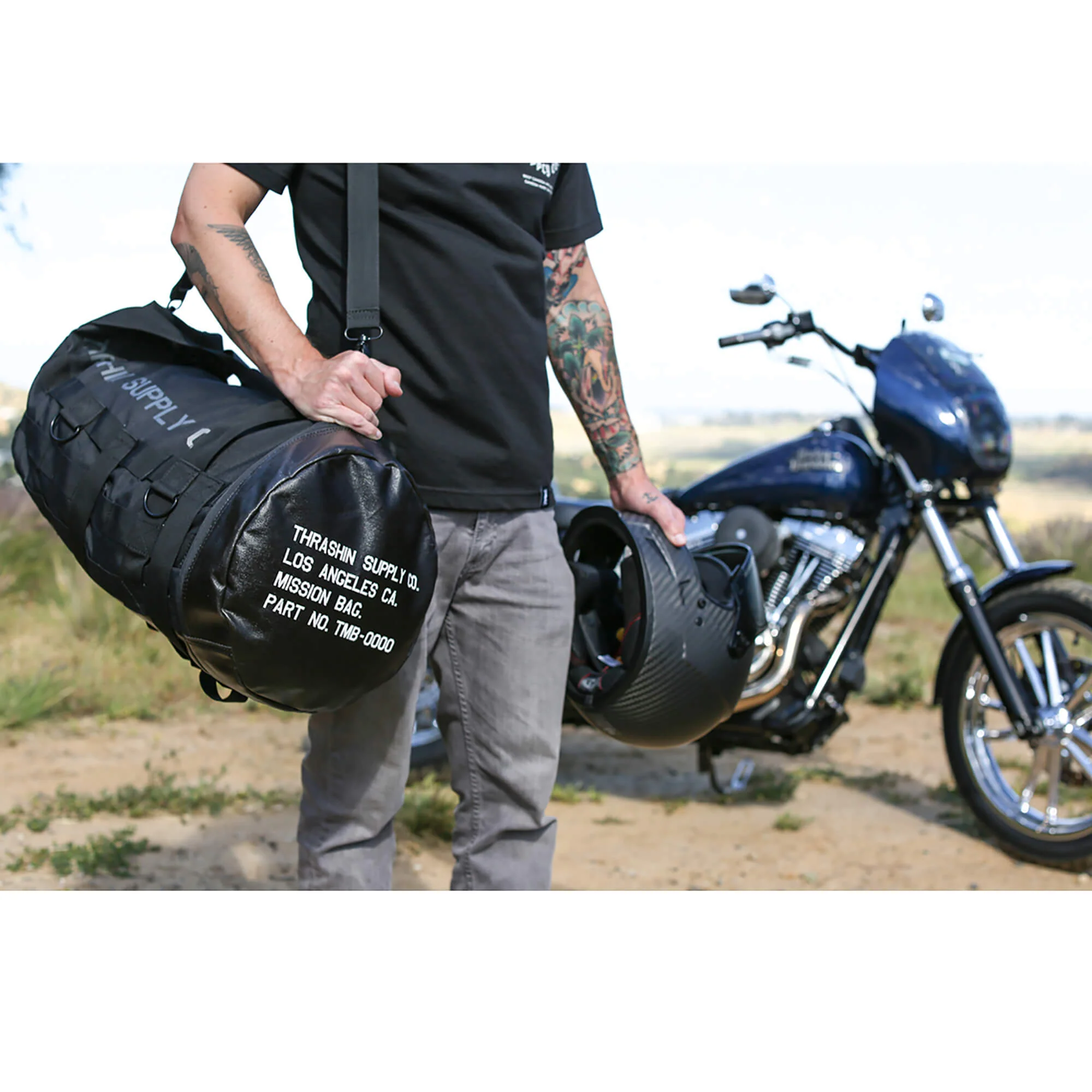 Mission Duffel Bag - Black - Image 5