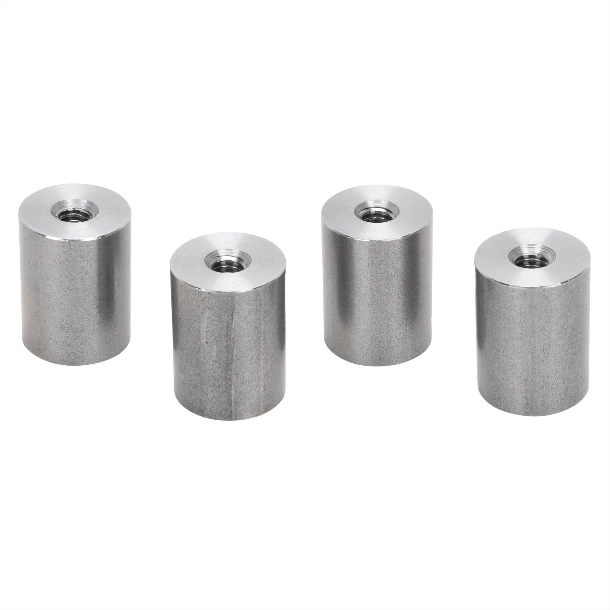 Threaded Steel Bungs 1 inch long - 1/4-20 thread - 4 pack - Image 2