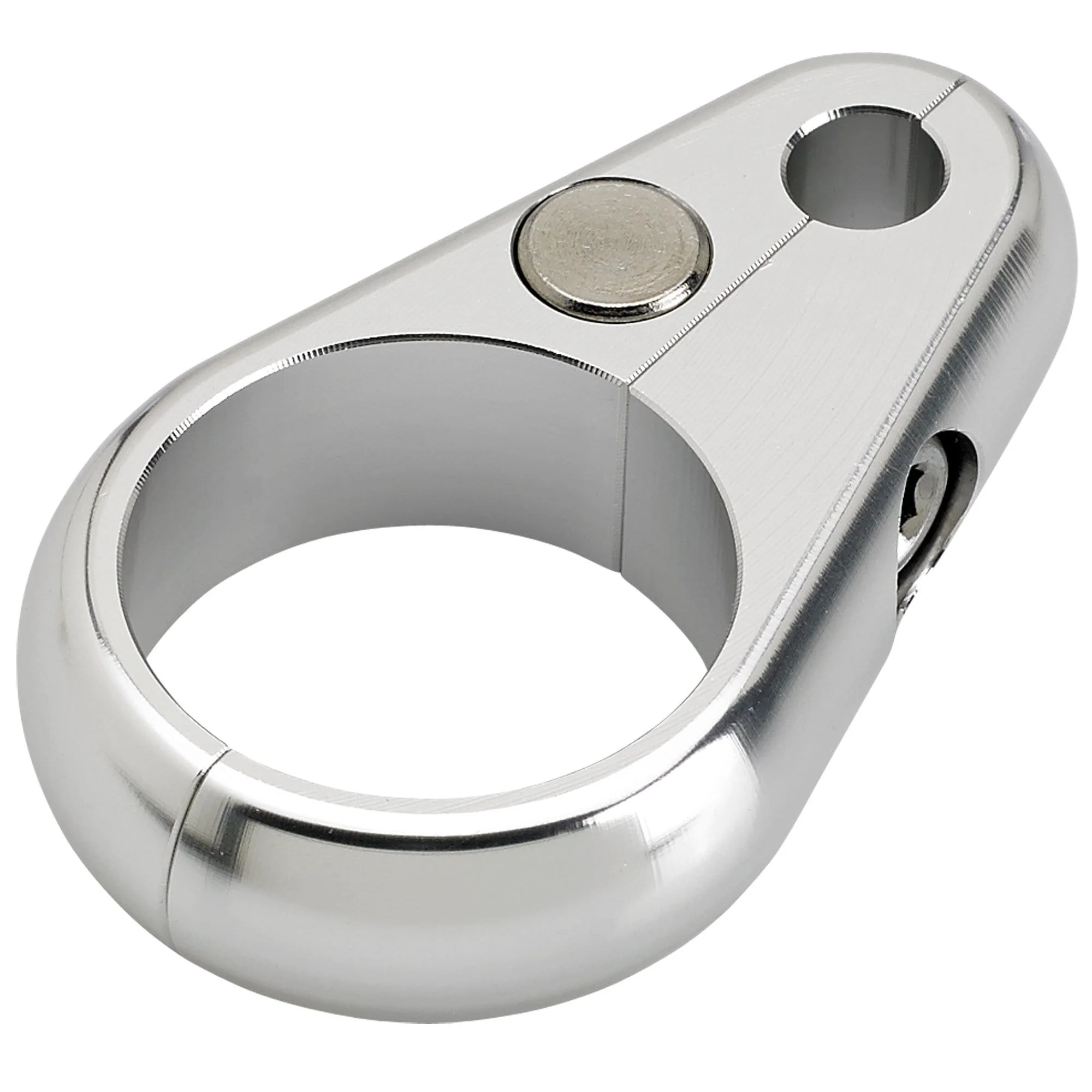 Throttle Cable Handlebar Clamp - Aluminum - for 1 inch Handlebars / Frame Tubing