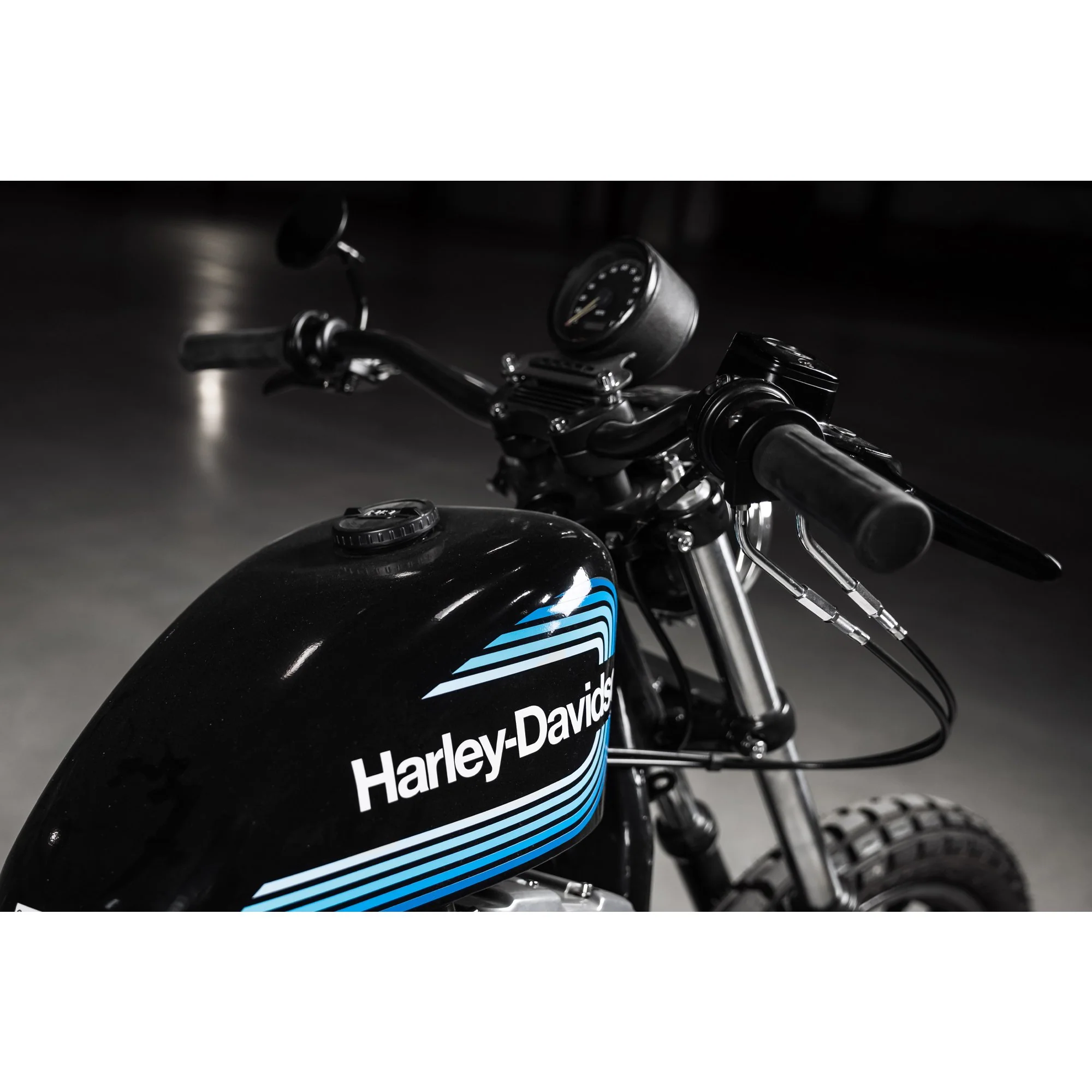 Throttle Housing 1996 & up Harley Push-In Dual Cable - Black - 1 inch - Image 4