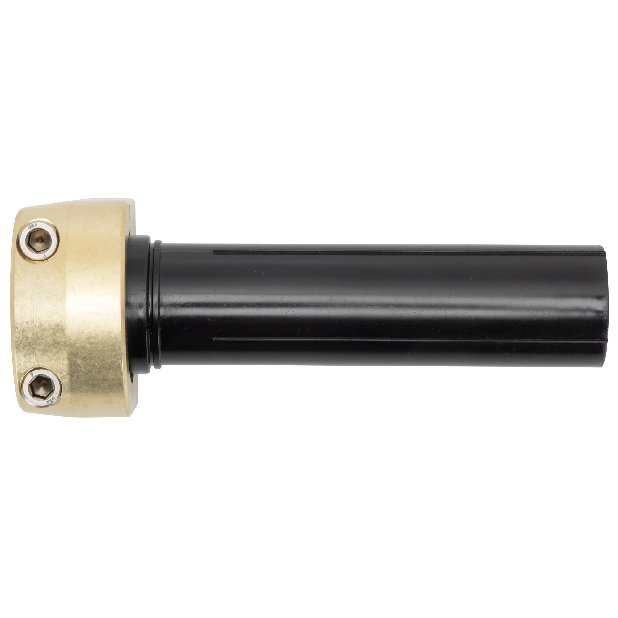 Throttle Housing 1996 & up Harley Push-In Dual Cable - Brass - 1 inch - Image 2