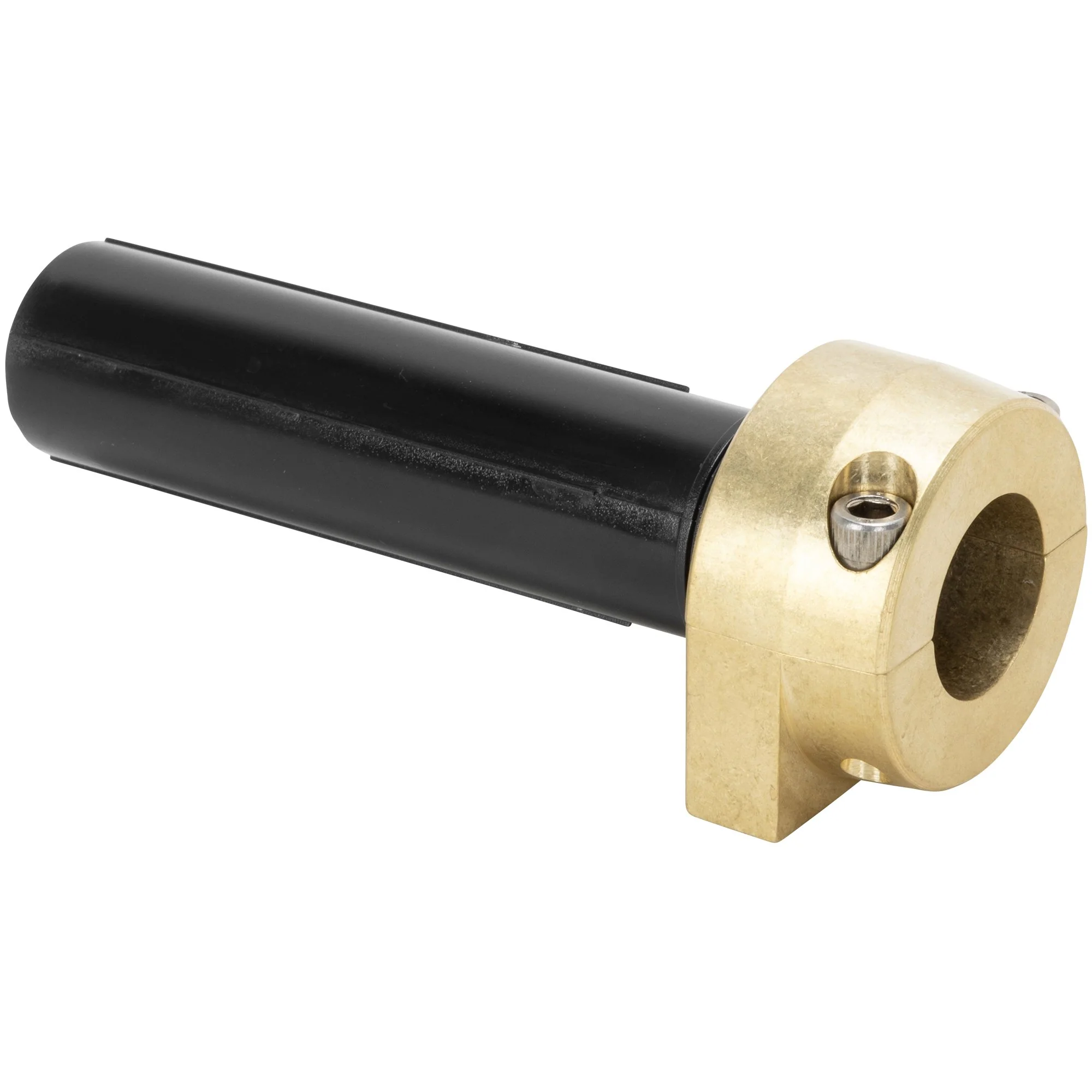 Throttle Housing 1996 & up Harley Push-In Dual Cable - Brass - 1 inch - Image 4