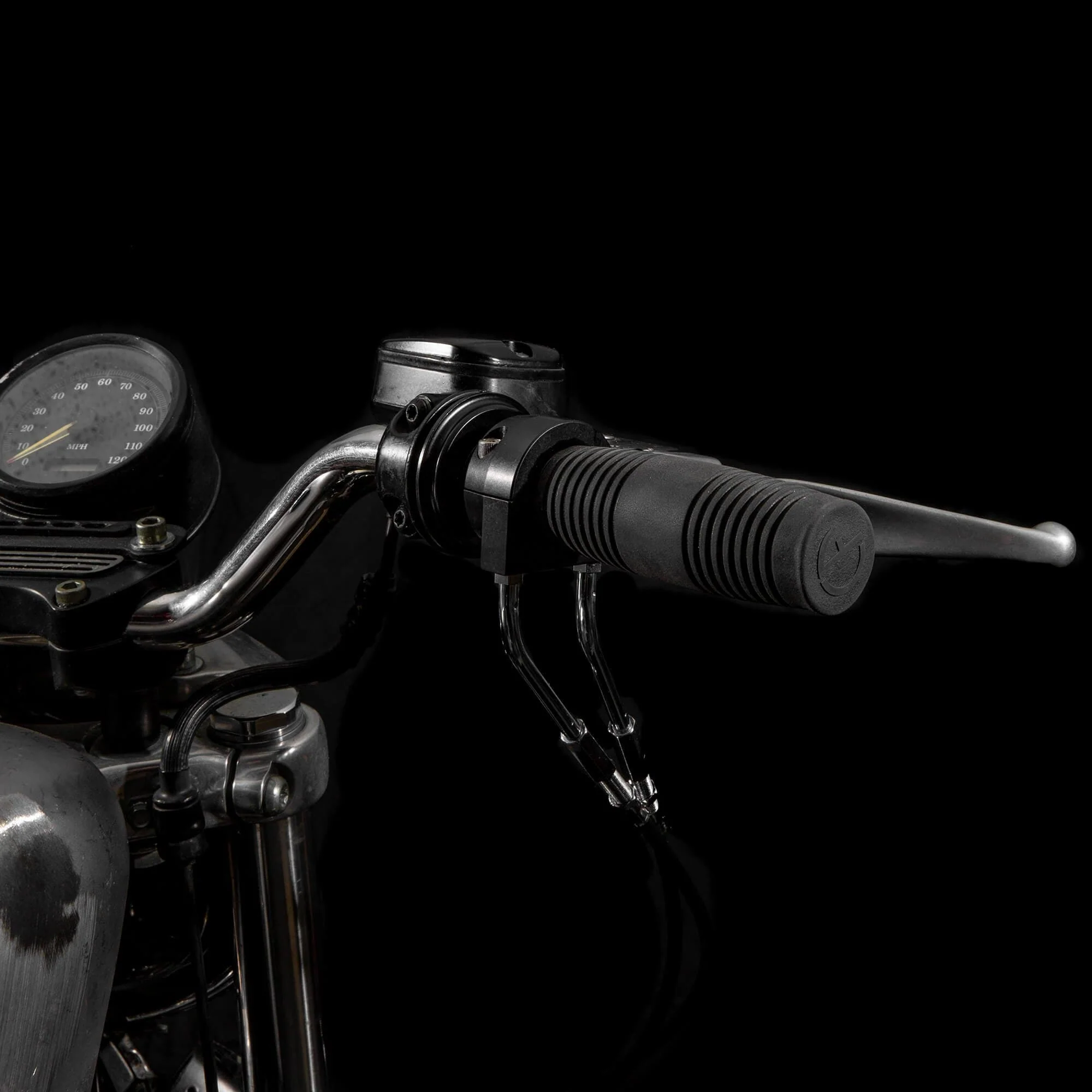Throttle Housing 1981-1995 Harley Thread-In Dual Cable - Black - 1 Inch - Image 7