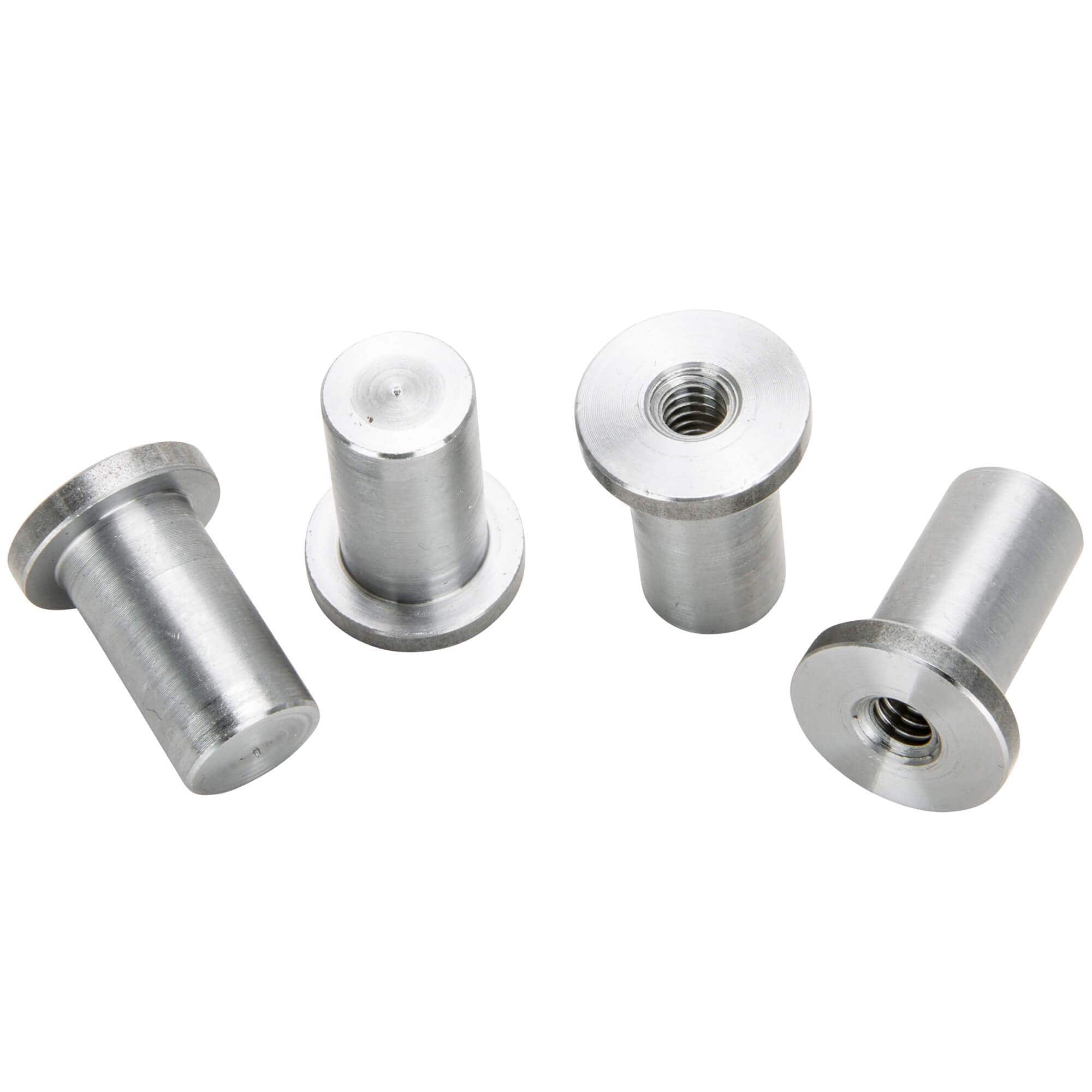 Tophat Blind Threaded Steel Bung 1/4-20 Thread - 4 pack - Image 2