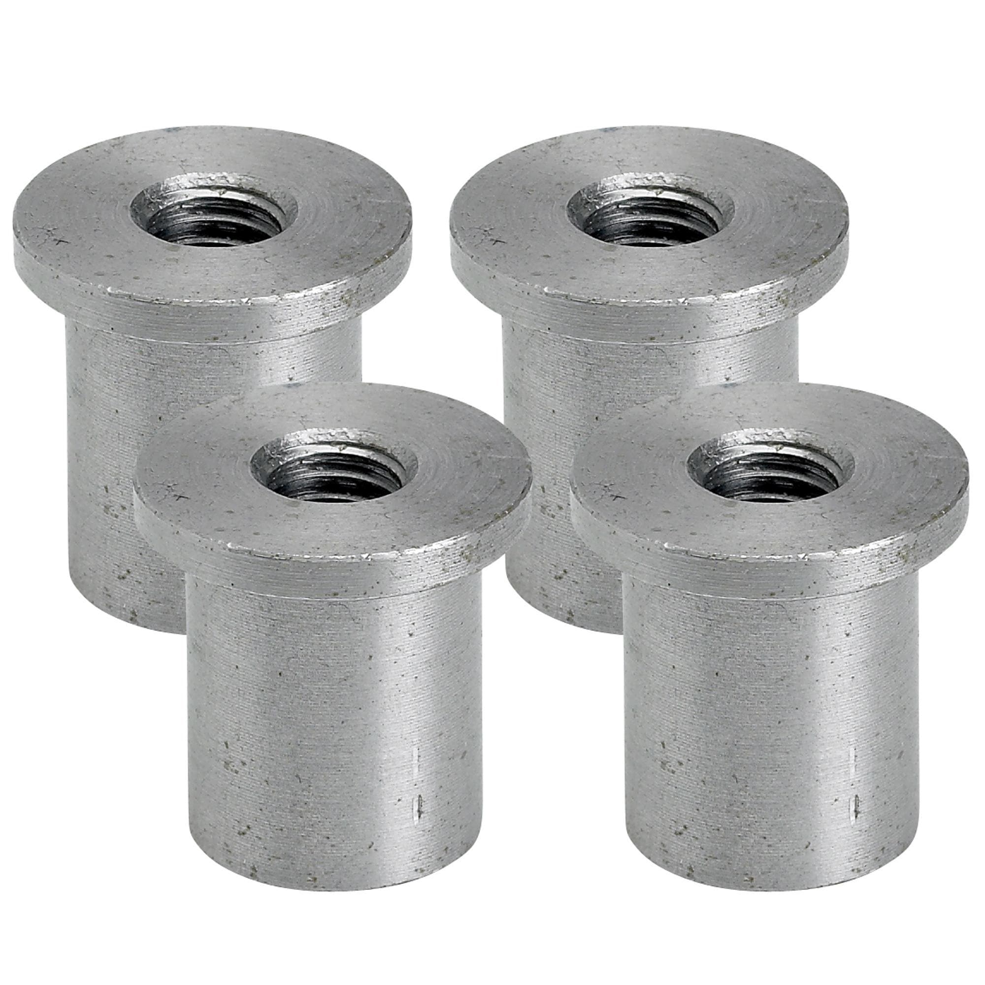 Tophat Blind Threaded Steel Bungs 3/8-16 thread - 4 pack
