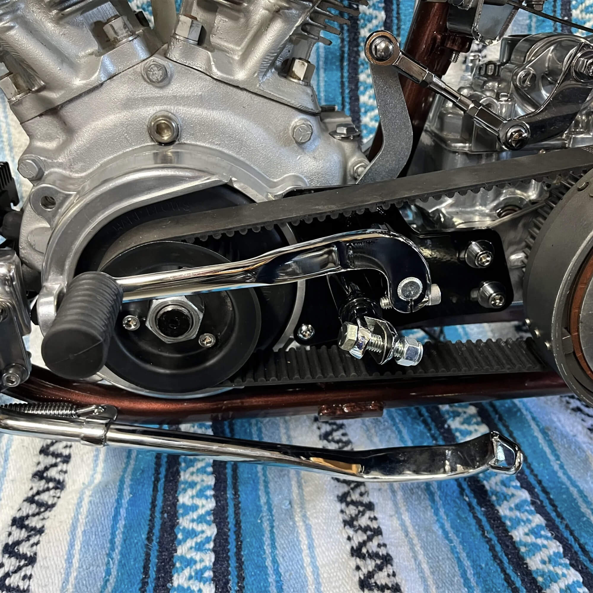 Midway Mid Controls 1970-1984 Harley-Davidson Shovelhead 1984-1999 Evo - Black - Image 3