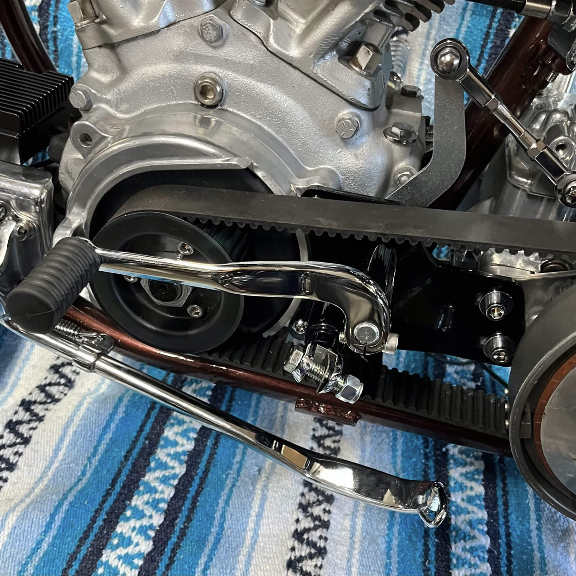 Midway Mid Controls 1970-1984 Harley-Davidson Shovelhead 1984-1999 Evo - Black - Image 9