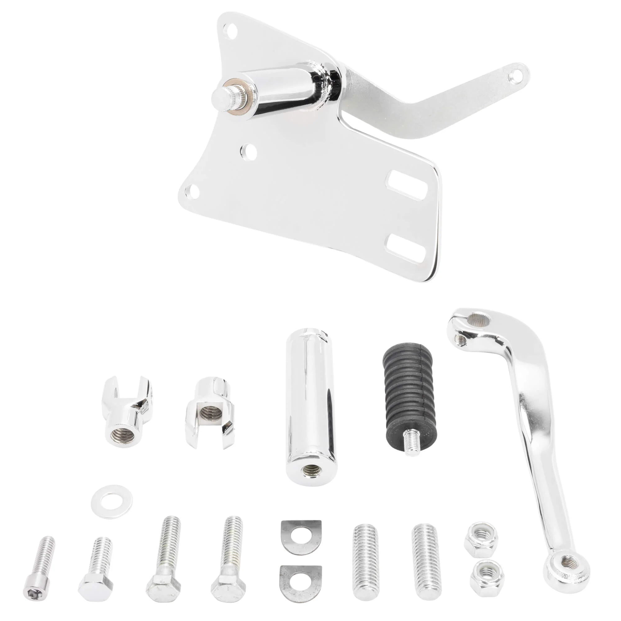 Midway Mid Controls 1970-1984 Harley-Davidson Shovelhead 1984-1999 Evo - Chrome