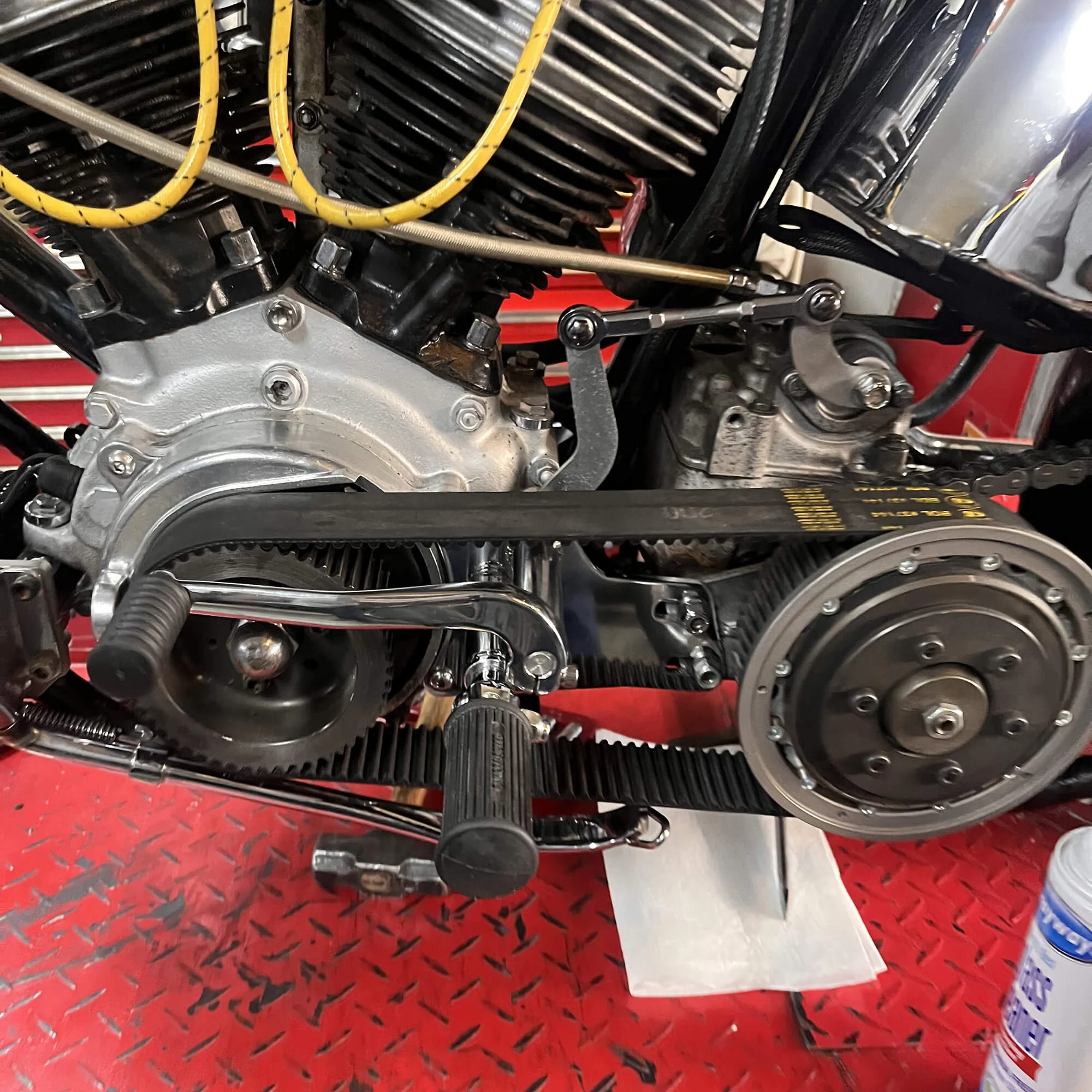 Midway Mid Controls 1970-1984 Harley-Davidson Shovelhead 1984-1999 Evo - Chrome - Image 3