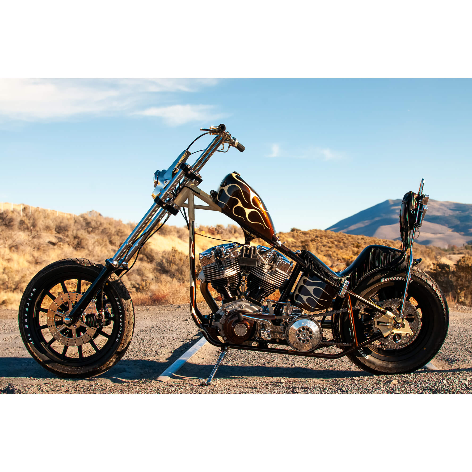 Midway Mid Controls 1970-1984 Harley-Davidson Shovelhead 1984-1999 Evo - Chrome - Image 8