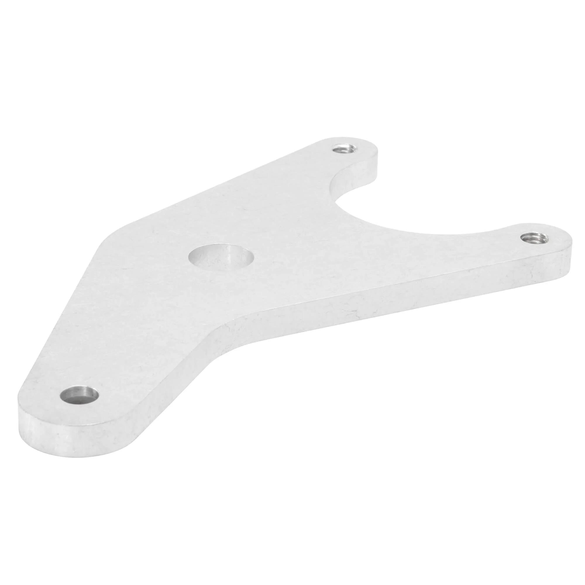 Rear Brake Caliper Bracket for Swingarm Harleys - 10" Rotor - 3/4" Axle - Raw - Image 3