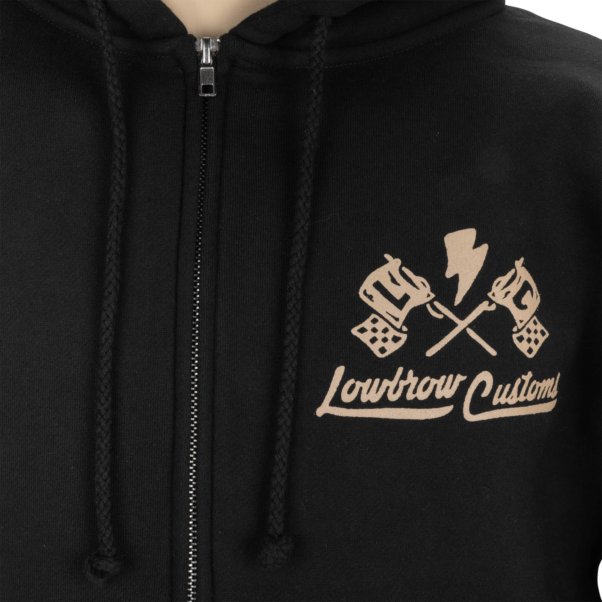Up In Flames Zip-up Hooded Sweatshirt - Image 4