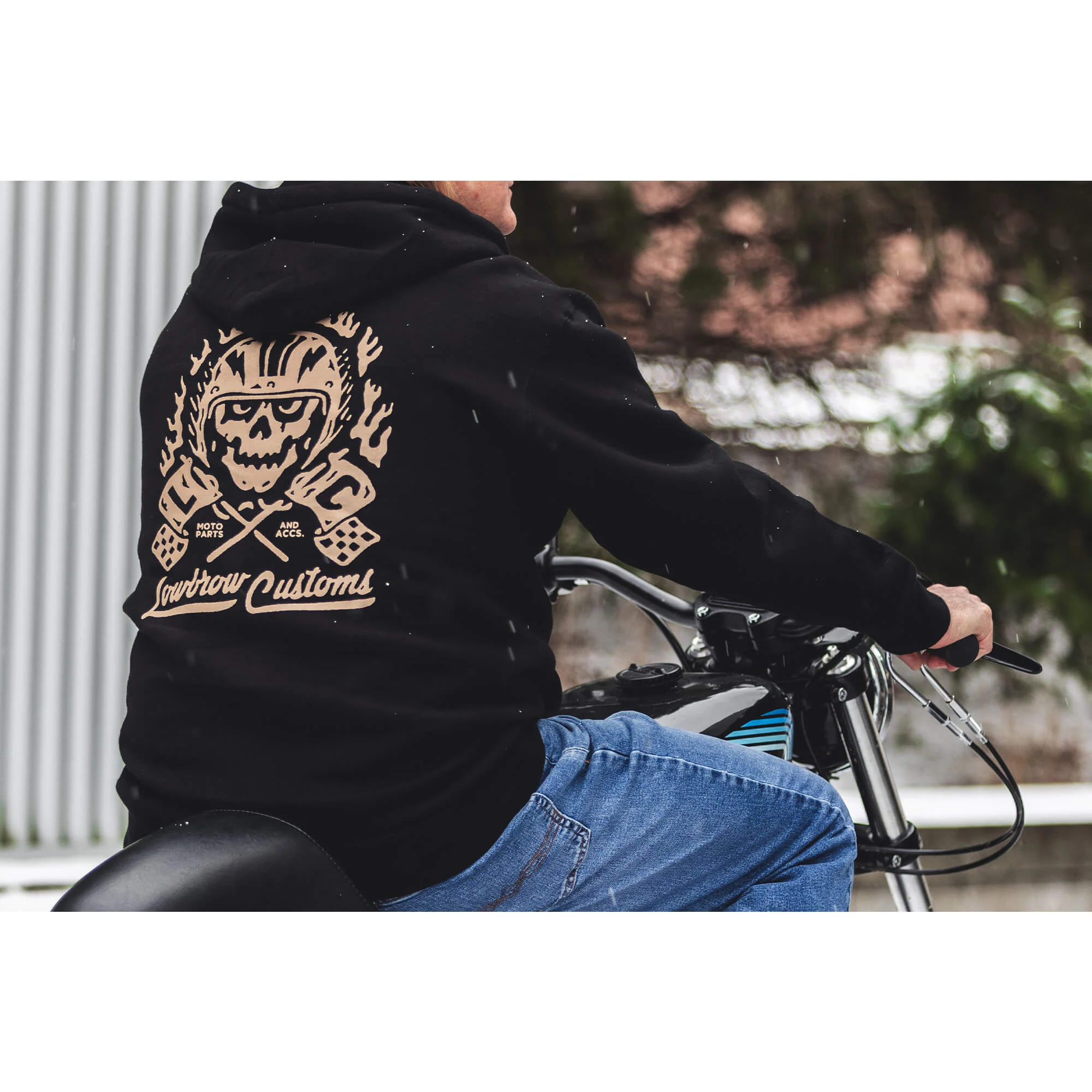 Up In Flames Zip-up Hooded Sweatshirt - Image 6