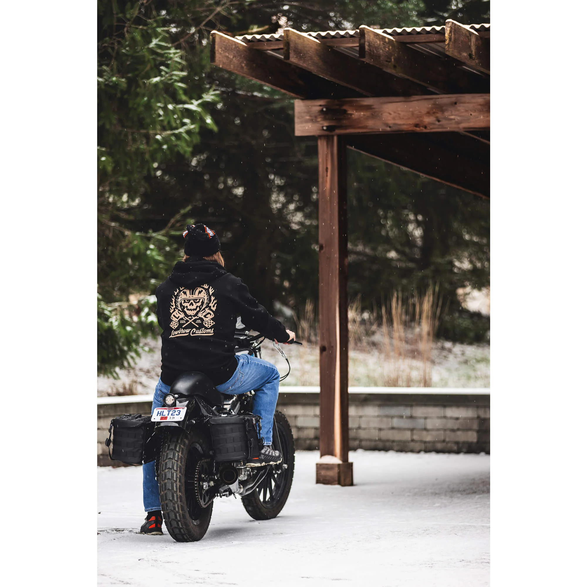 Up In Flames Zip-up Hooded Sweatshirt - Image 8