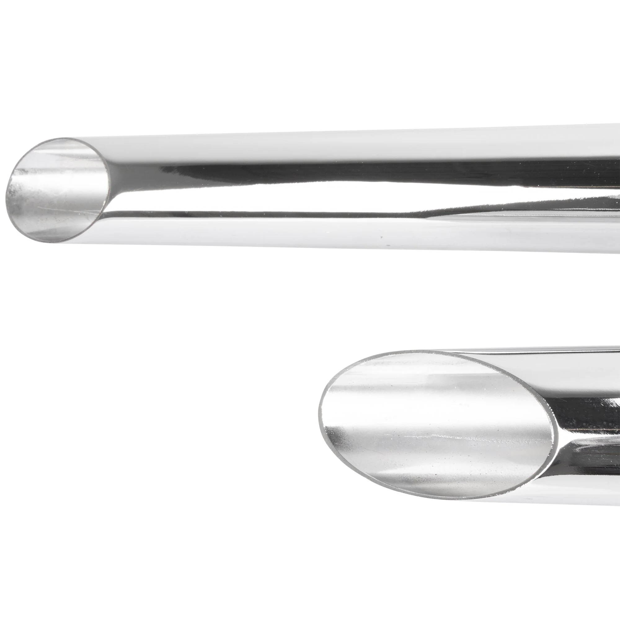 MCM Slash Cut Drag Pipes 1986-2006 Harley-Davidson Softail - Chrome - Image 10