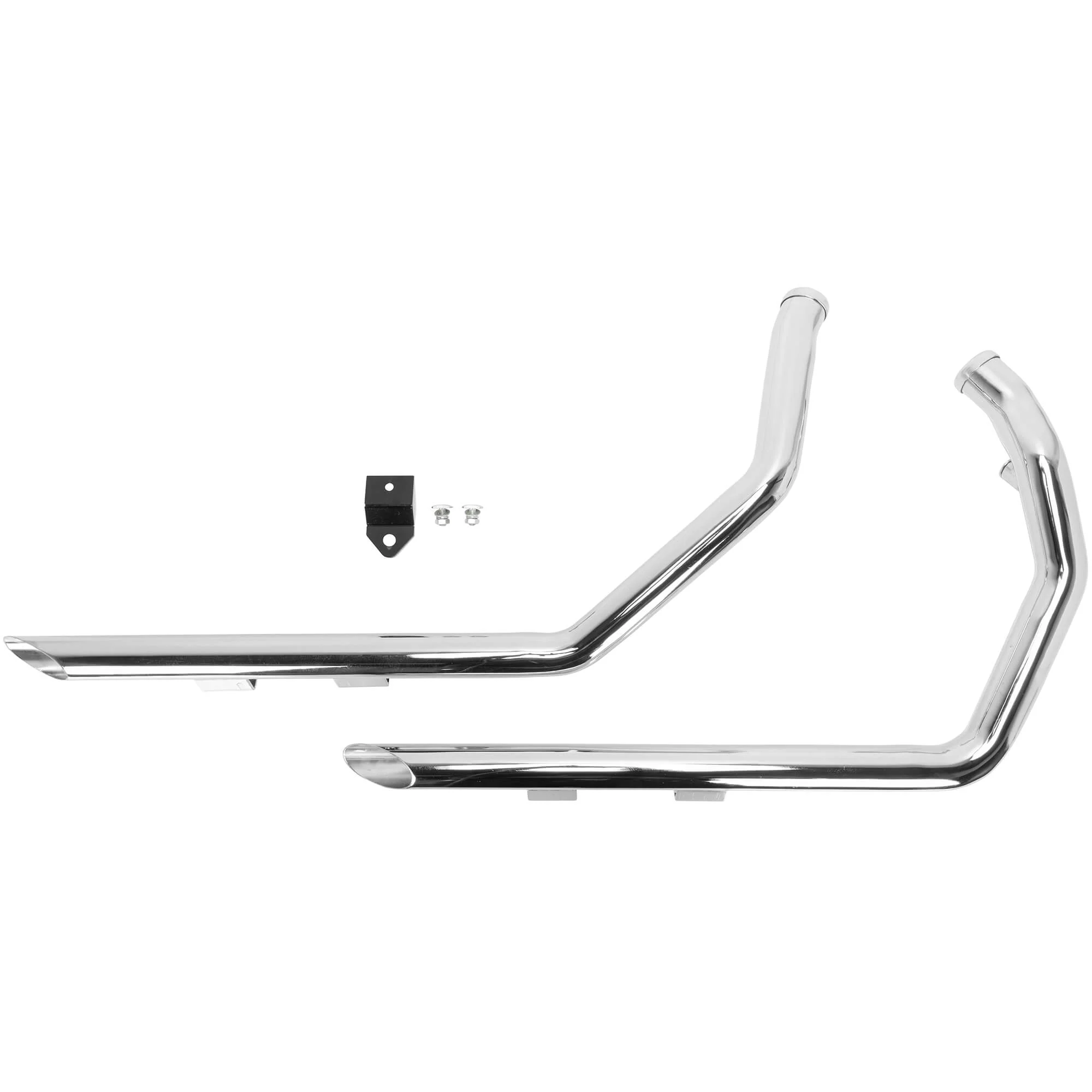 MCM Slash Cut Drag Pipes 2004-2013 Harley-Davidson Sportster - Chrome