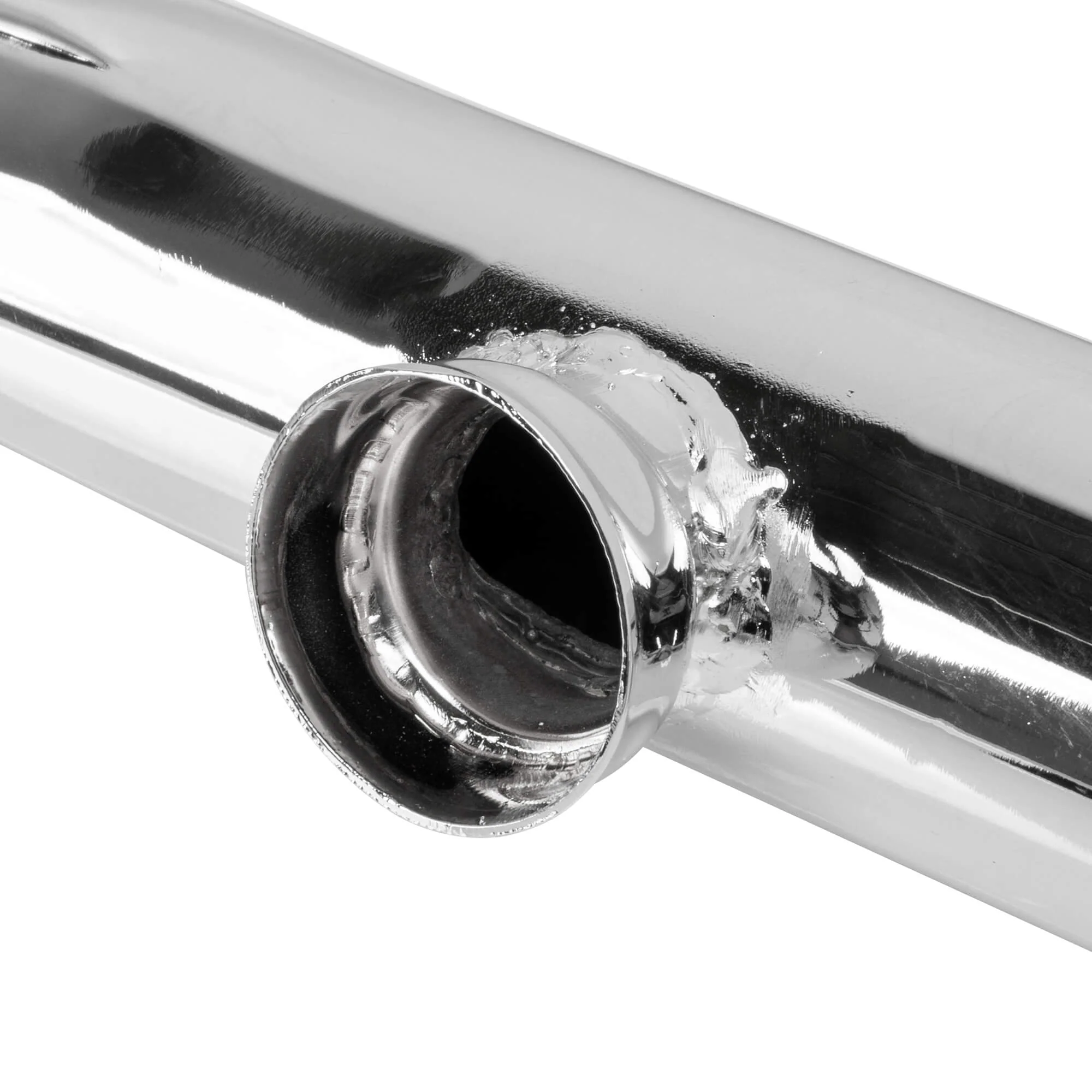 MCM Slash Cut Drag Pipes 2004-2013 Harley-Davidson Sportster - Chrome - Image 6