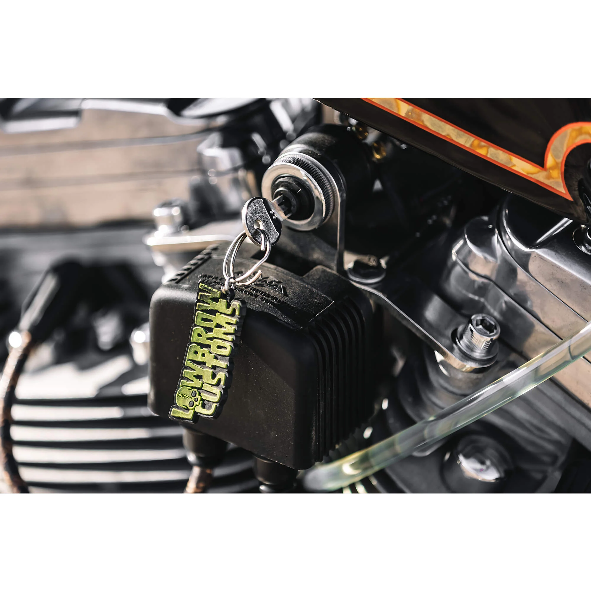 Weatherproof Starter Ignition Key Switch - Chrome Bezel - Image 7