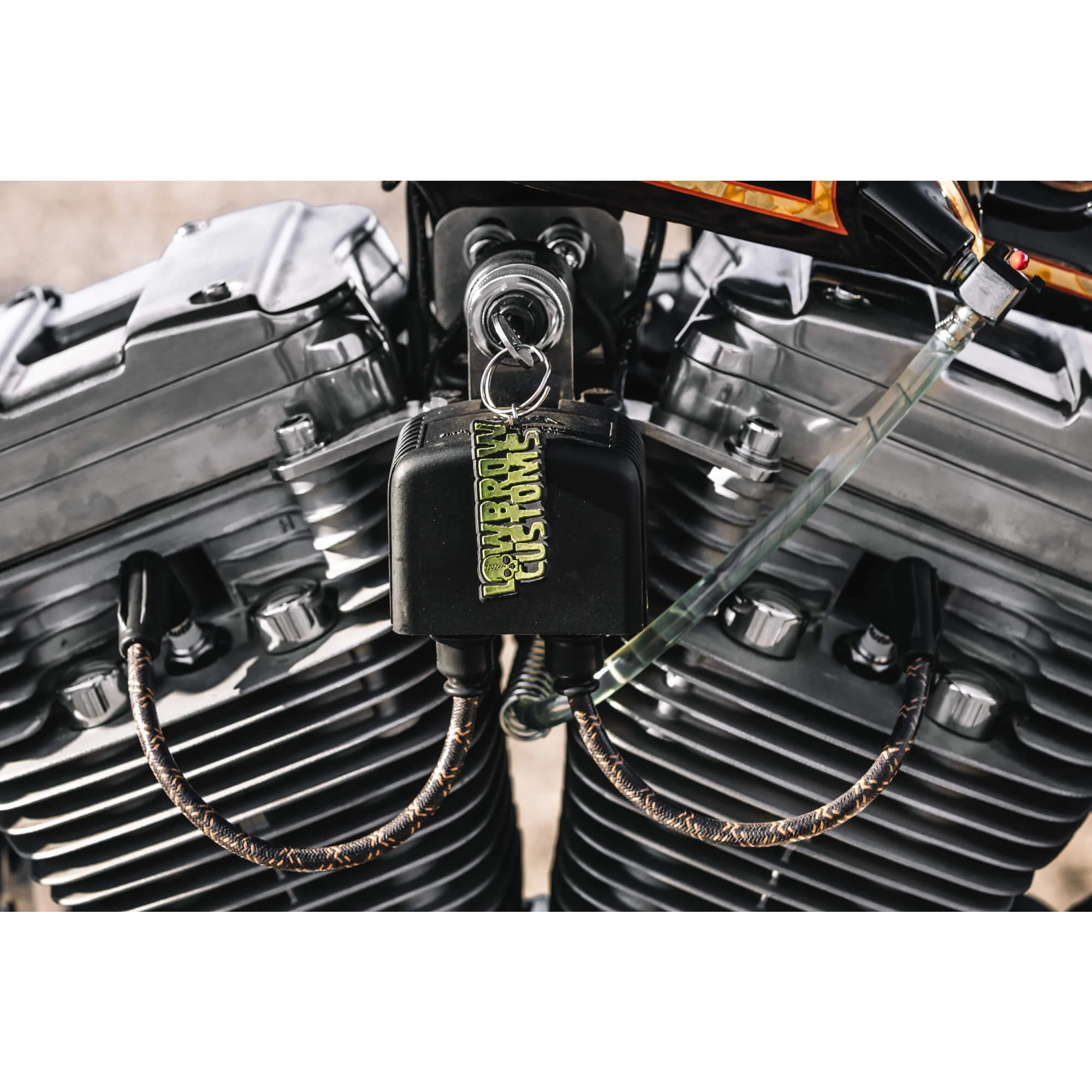 Weatherproof Starter Ignition Key Switch - Chrome Bezel - Image 9
