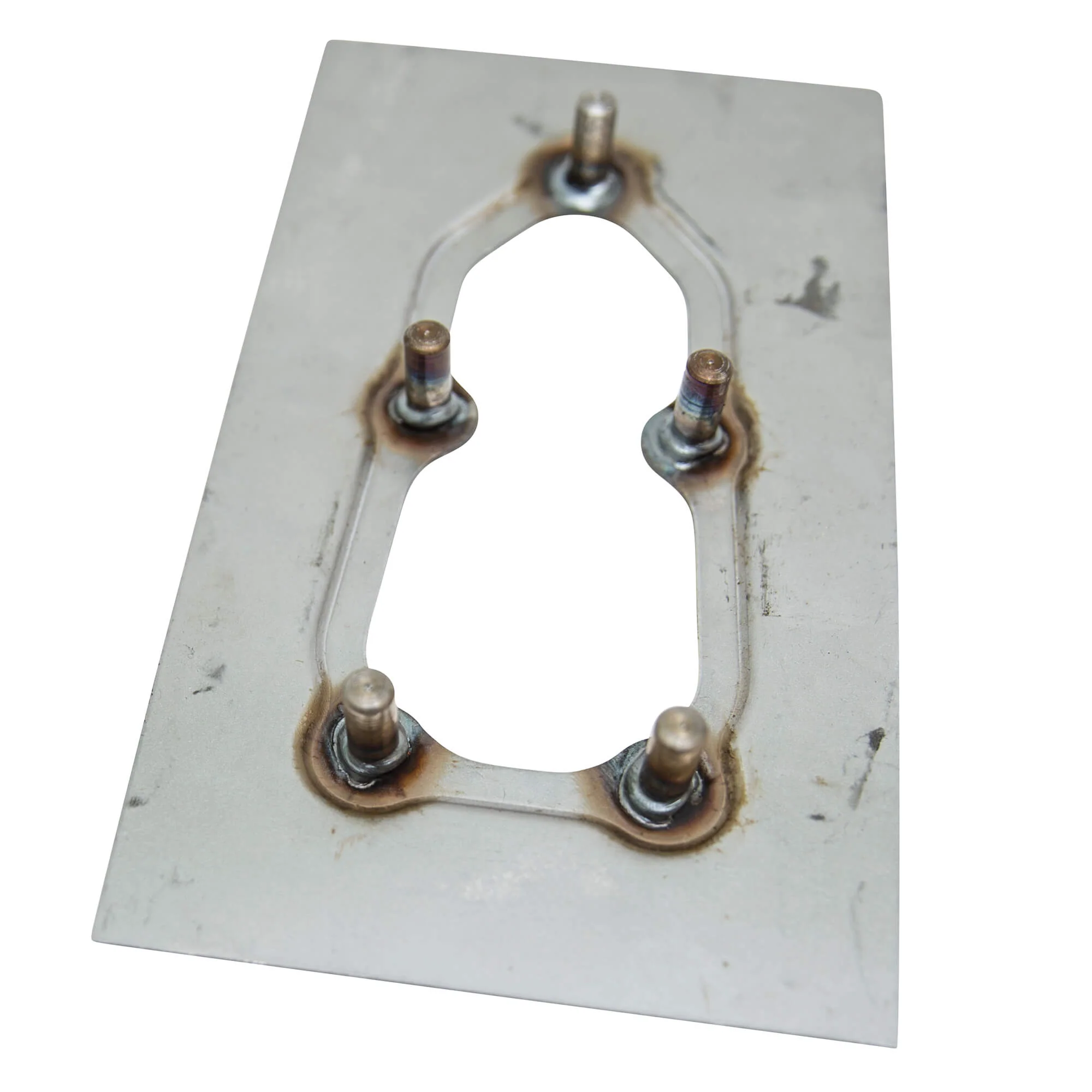 Weld-In Gas Tank EFI Plate for Harley-Davidson Sportster Fuel Pump - Image 2