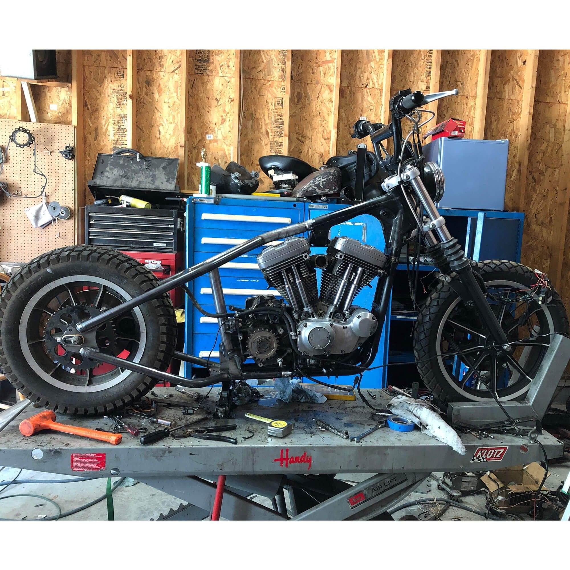 Weld-On Hardtail Frame for 1982-2003 Harley-Davidson Sportster - Image 22