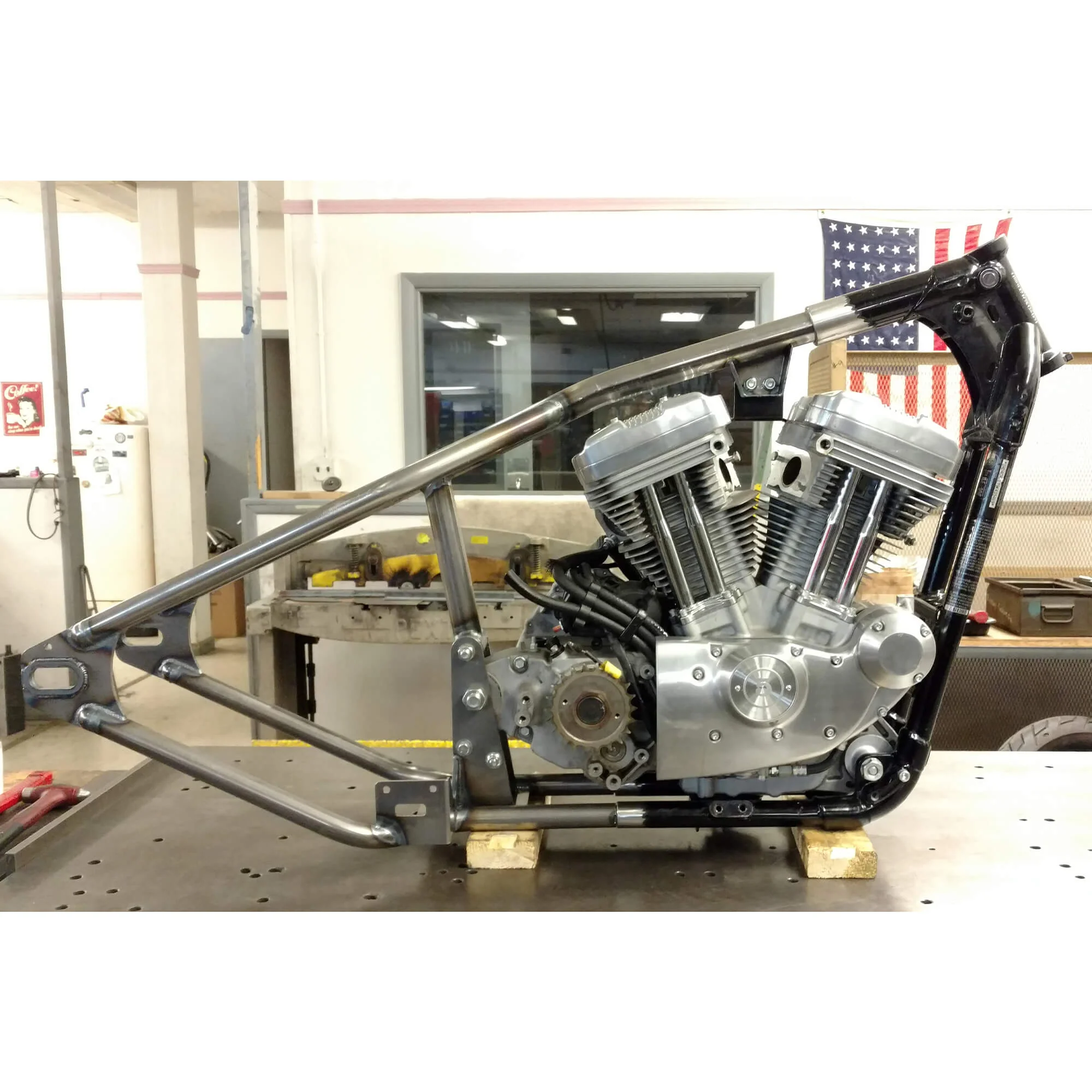Weld-On Hardtail Frame for 2004-2022 Harley-Davidson Sportster - Image 25