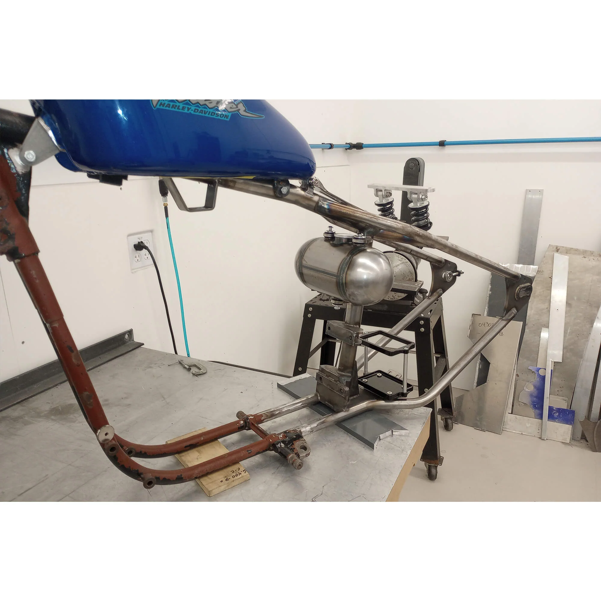 Weld-On Ironhead Hardtail Rear Frame Section for 1952-1981 Harley-Davidson Sportster - Image 17