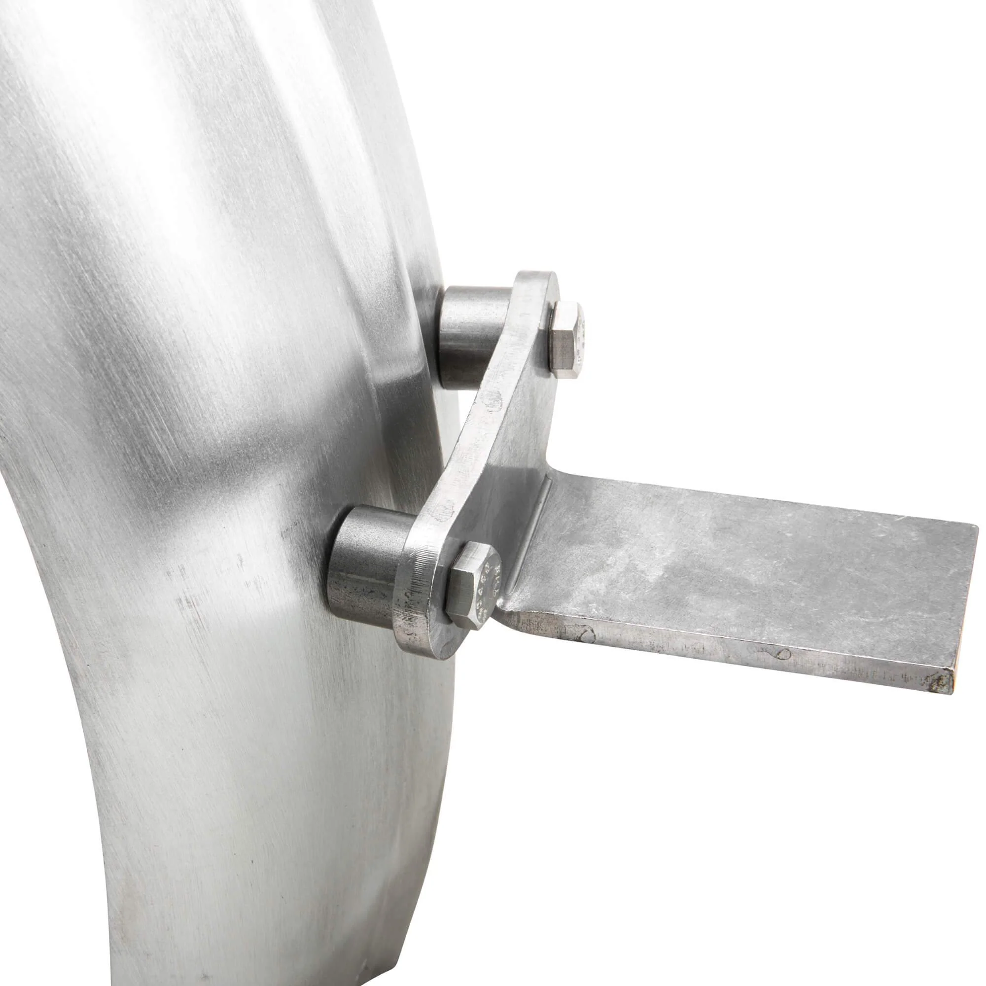 Weld-On Upper Fender Mount Tab for Curved and Ribbed Motorcycle Fenders - Image 5