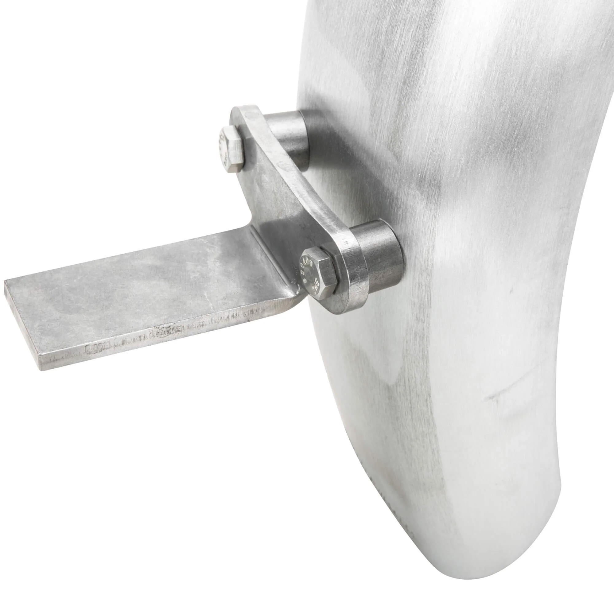 Weld-On Upper Fender Mount Tab for Curved and Ribbed Motorcycle Fenders - Image 9