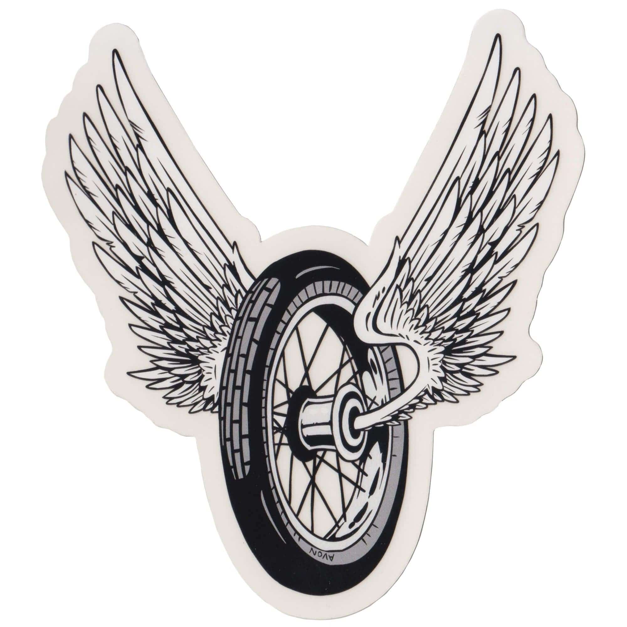 Winged Wheel Sticker - Large