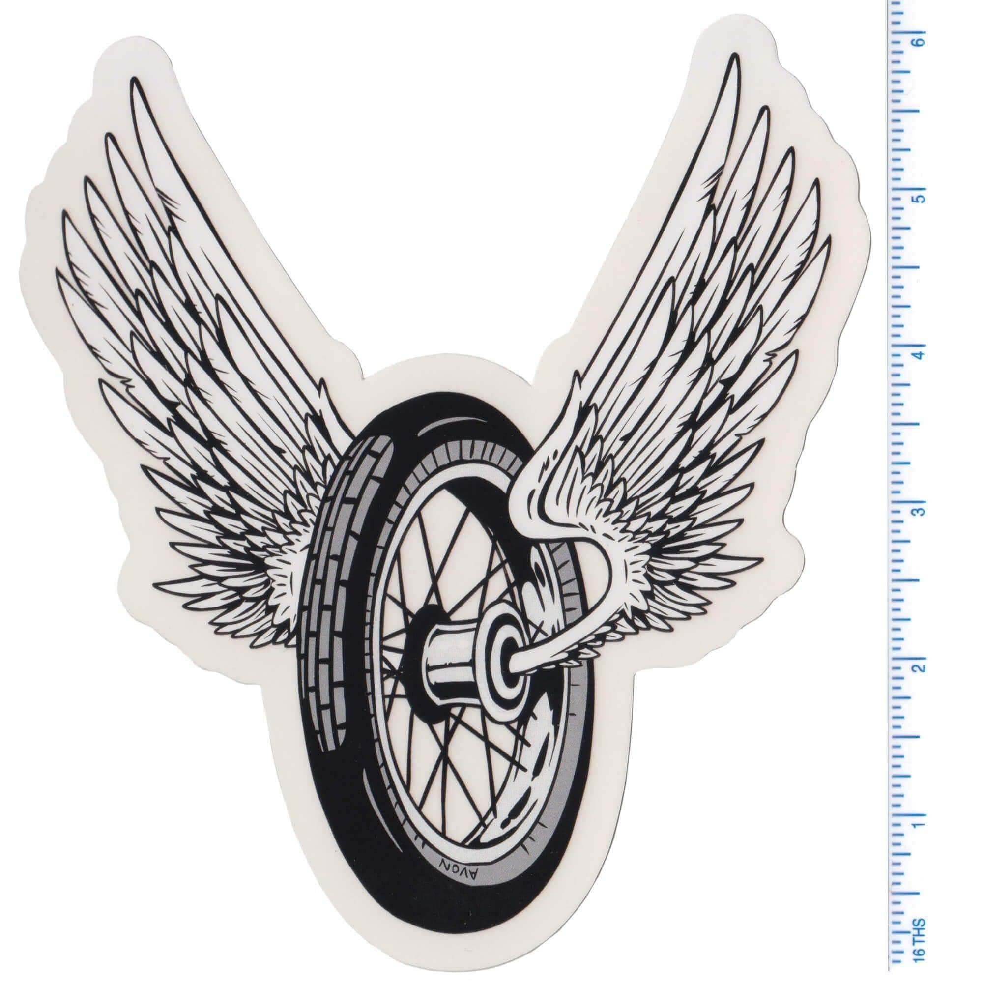Winged Wheel Sticker - Large - Image 2