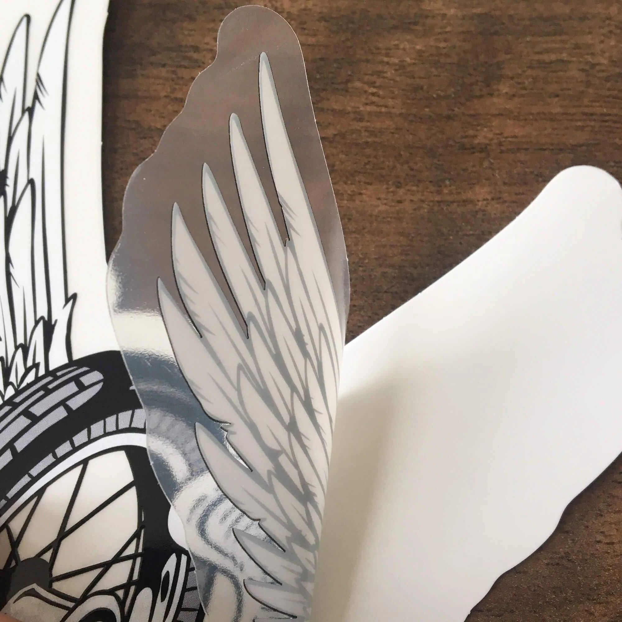 Winged Wheel Sticker - Large - Image 3