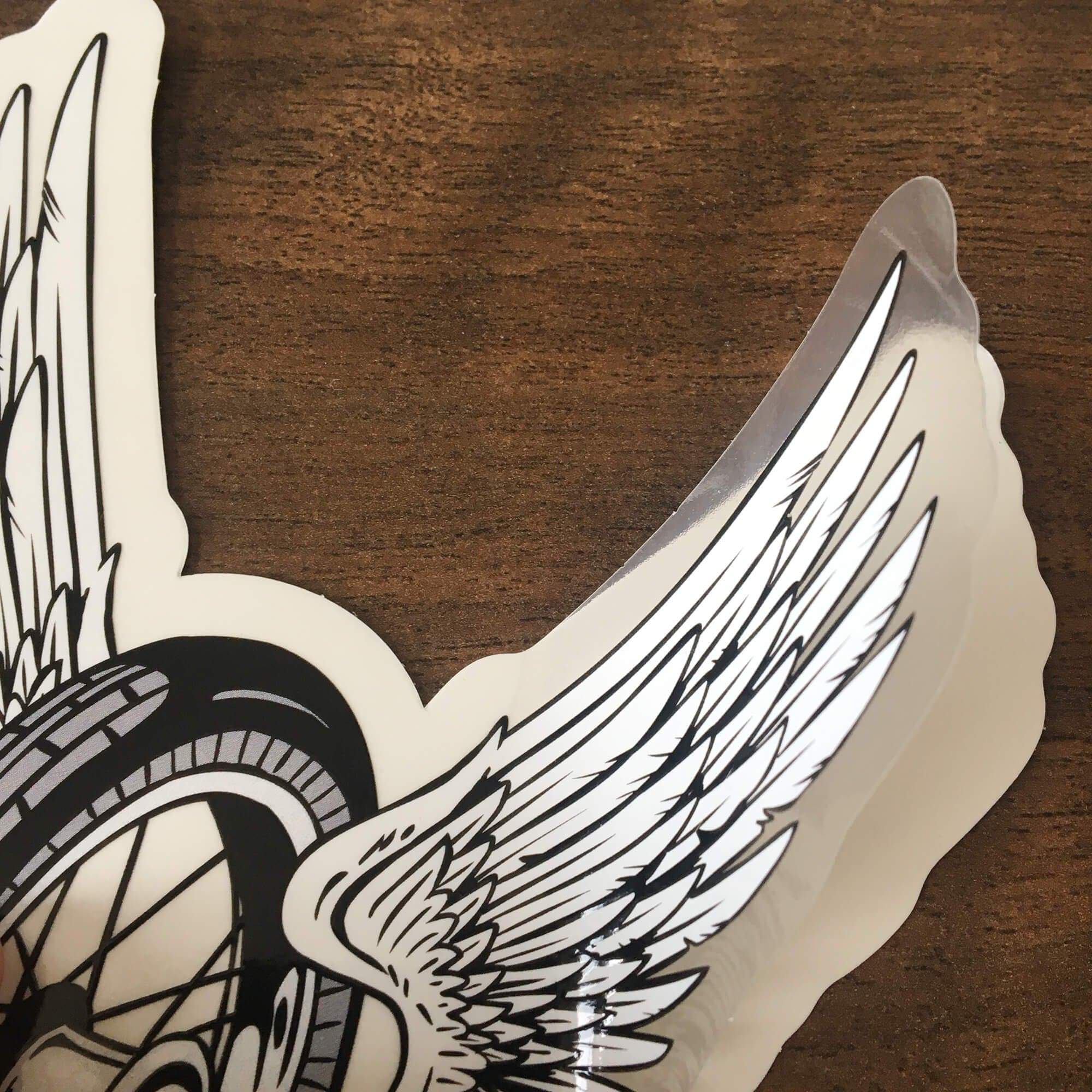 Winged Wheel Sticker - Large - Image 4