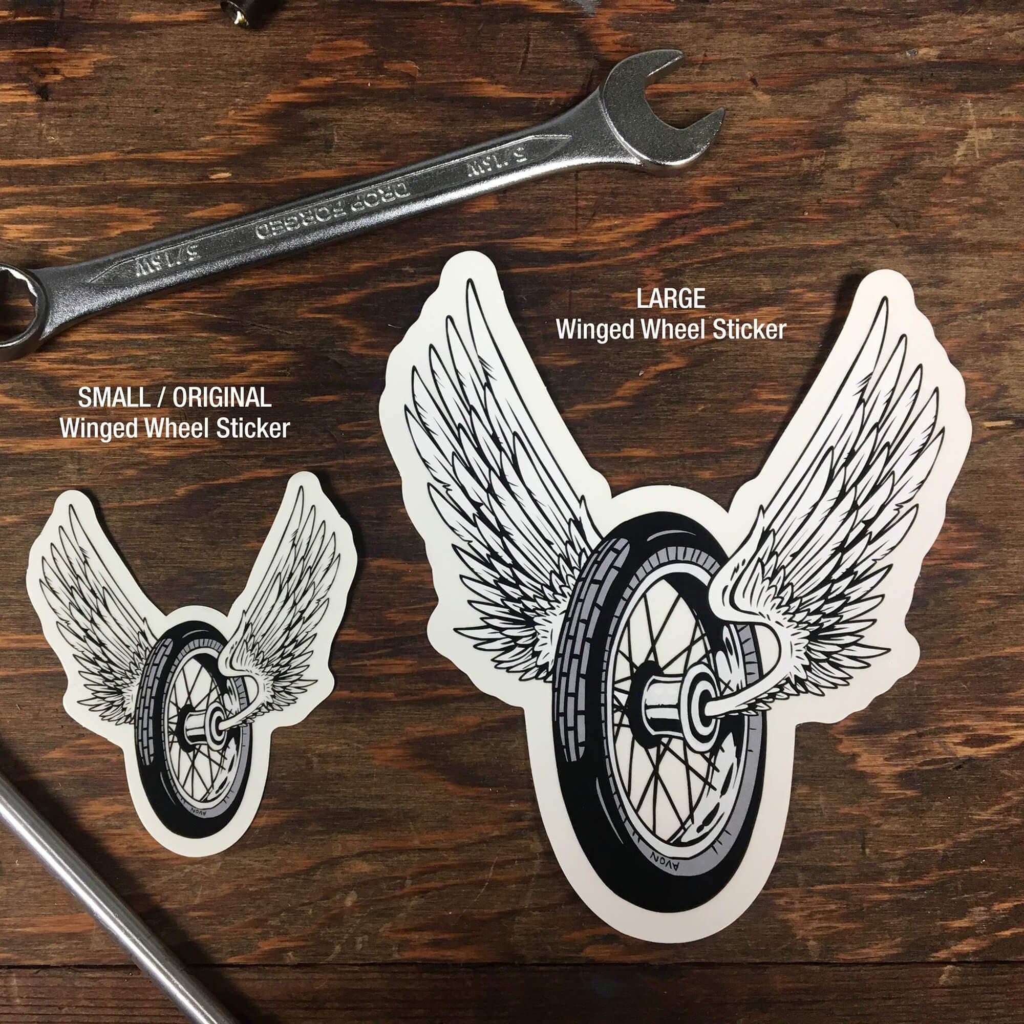Winged Wheel Sticker - Large - Image 5