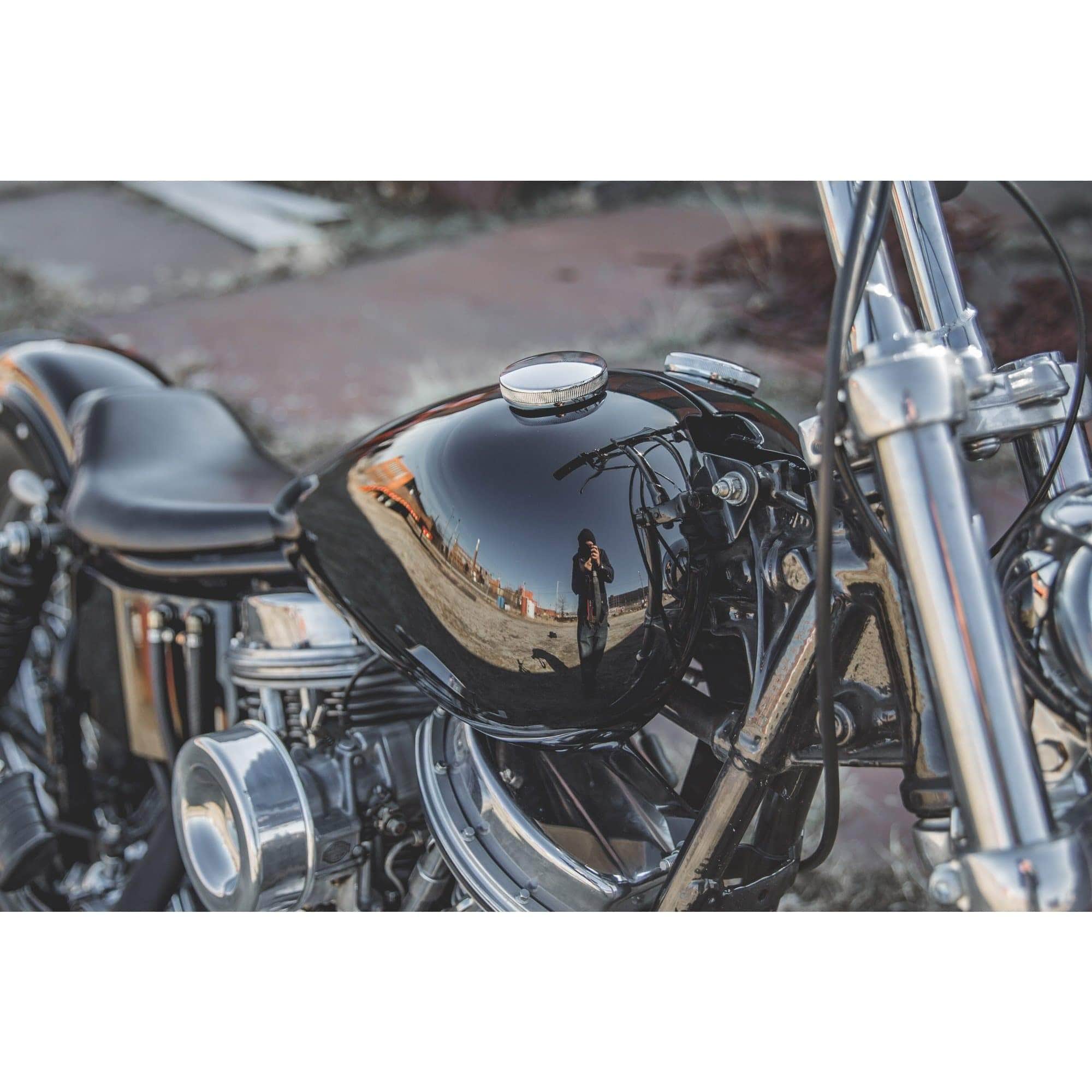 WX Split Gas Tanks - Bolt-On for 1936 - 1984 Big Twin Harley-Davidsons - 2.25 gallon - Image 12